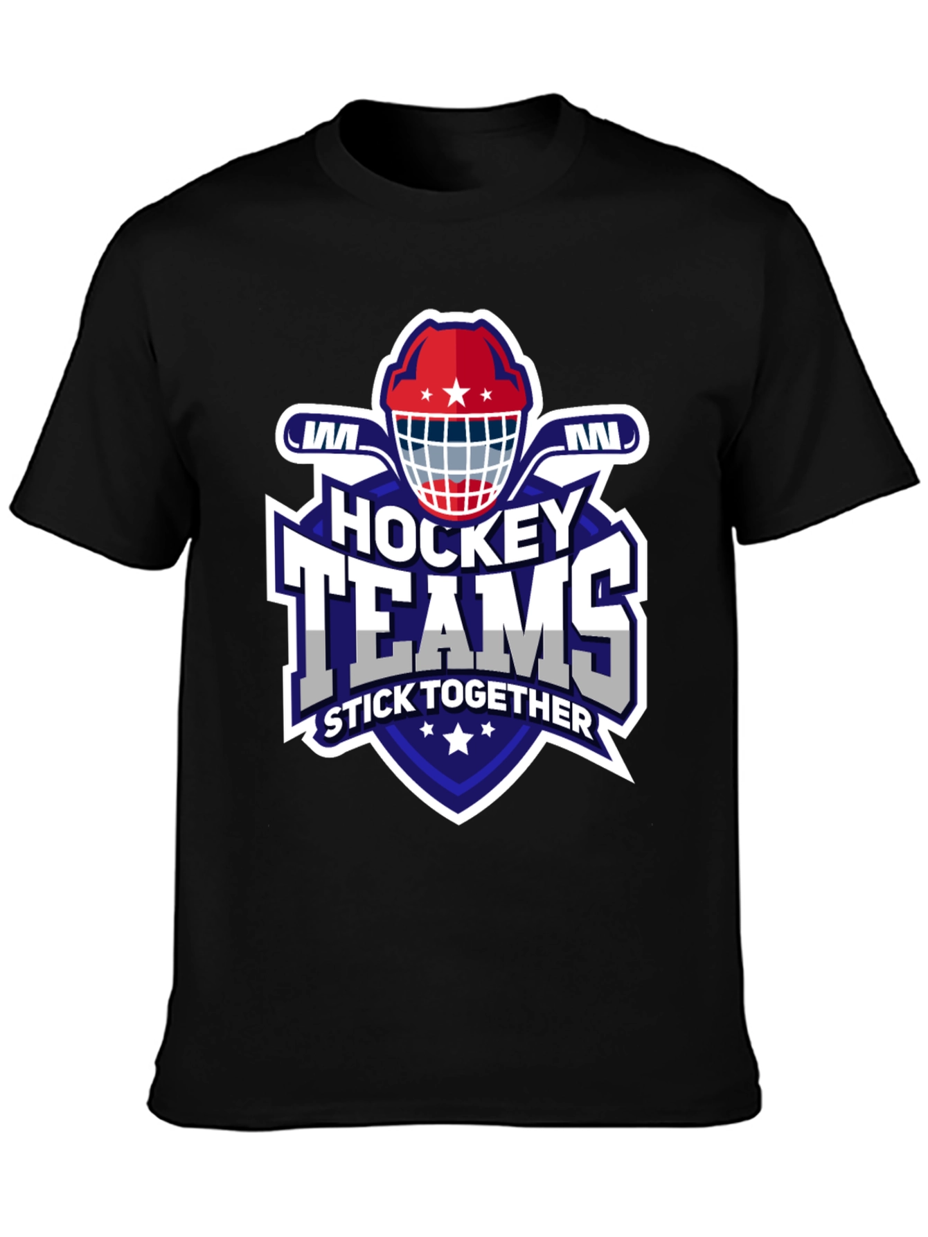 Hockey Teams Stick Together Graphic T-Shirt