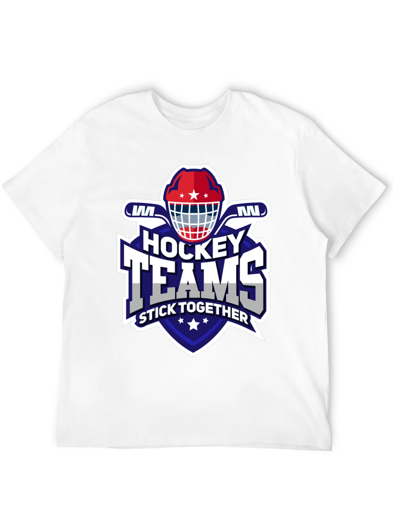 Hockey Teams Stick Together Graphic T-Shirt