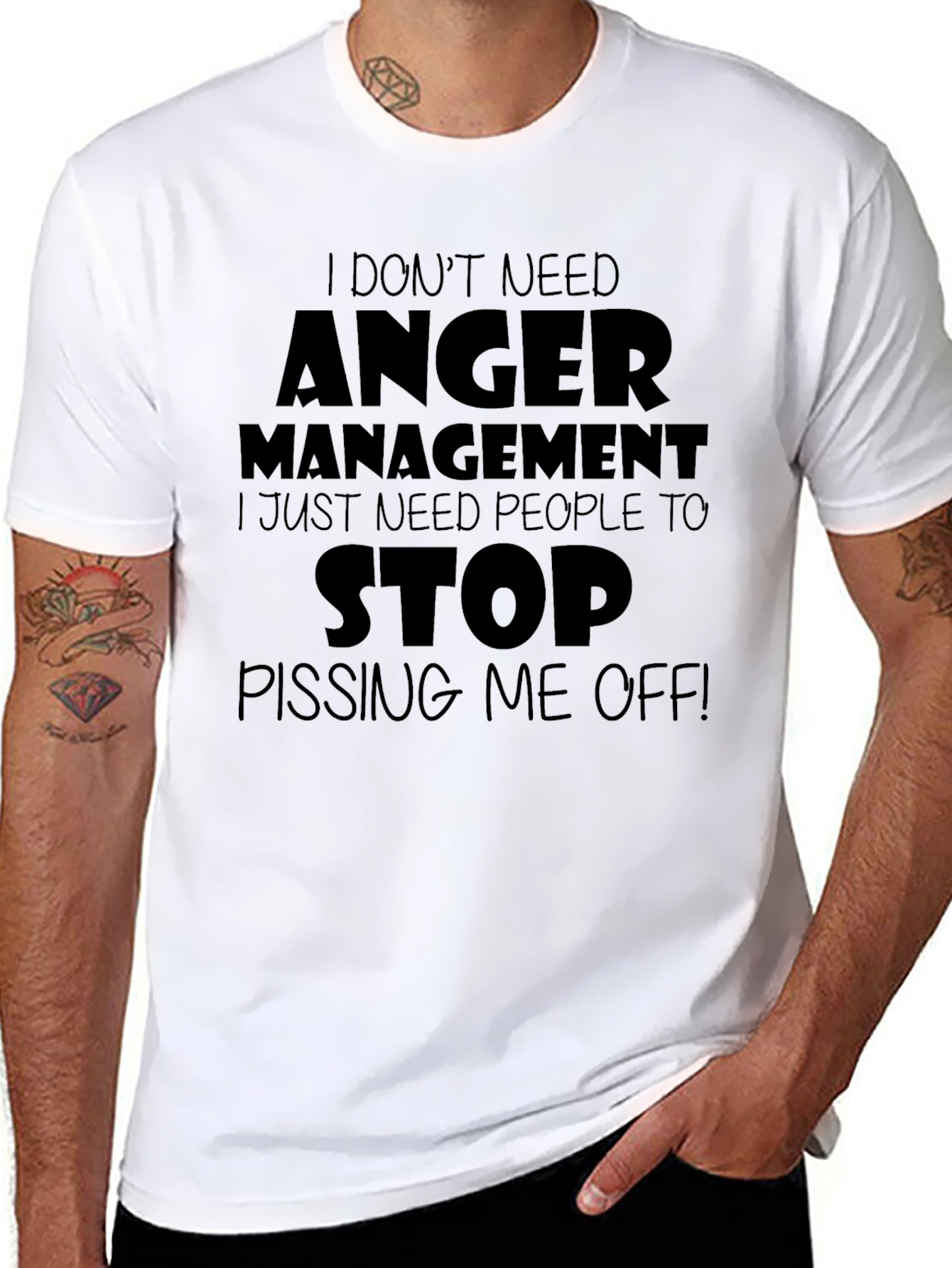 Anger Management Funny Graphic Tee