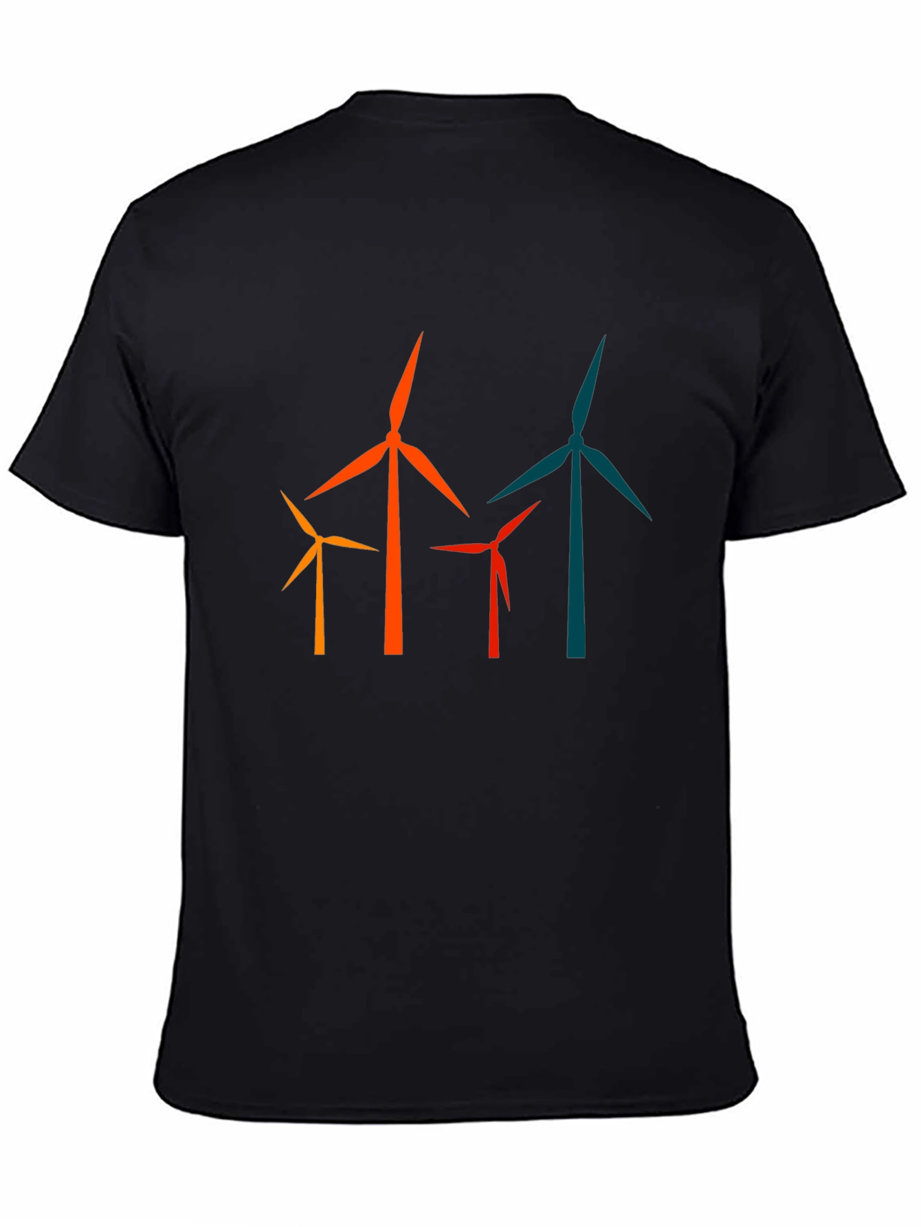 Wind Turbine Graphic Tee - Modern Energy T-Shirt
