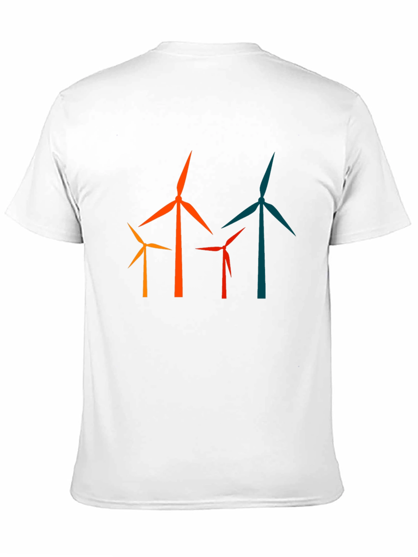 Wind Turbine Graphic Tee - Modern Energy T-Shirt