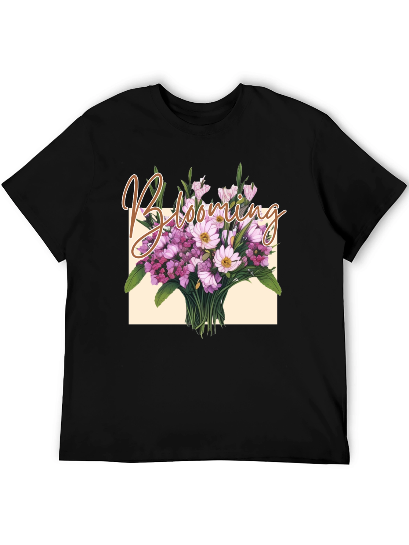 Blooming Floral Graphic Tee - Stylish Comfort