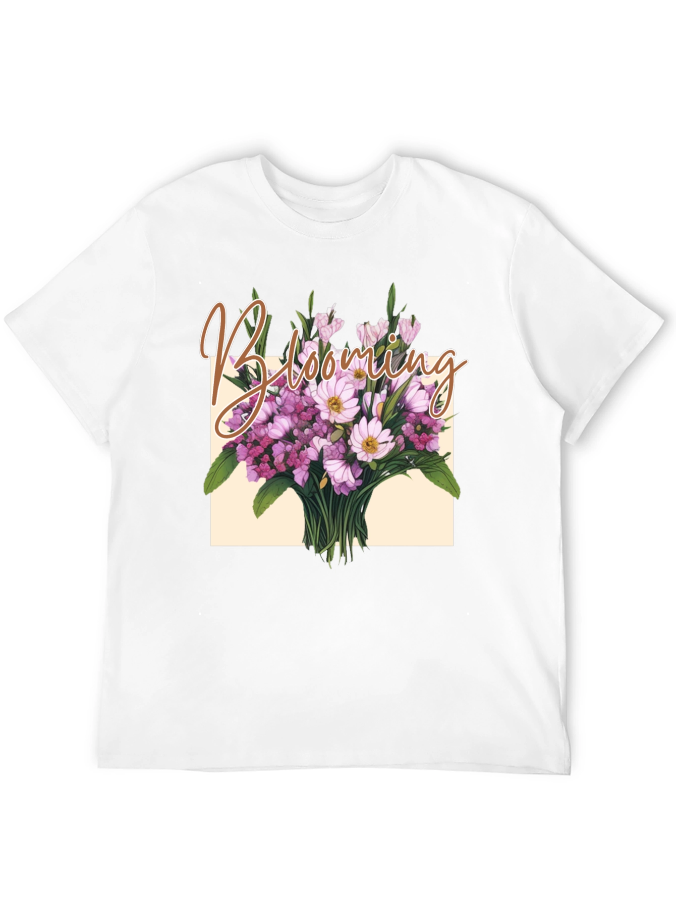 Blooming Floral Graphic Tee - Stylish Comfort
