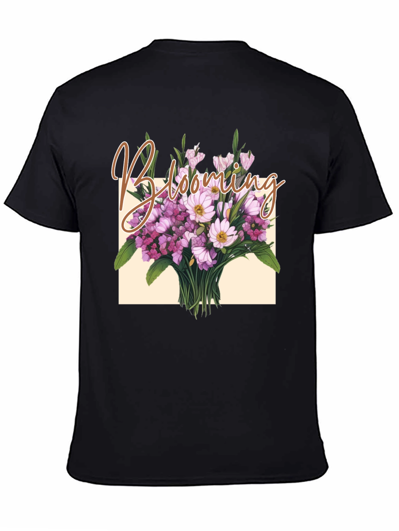 Blooming Floral Graphic Tee - Stylish Comfort