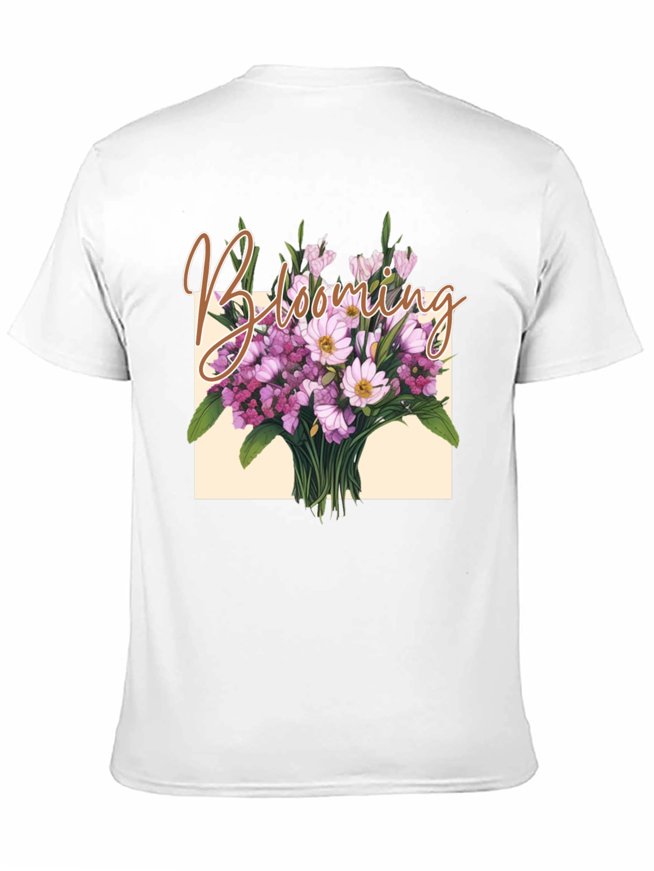 Blooming Floral Graphic Tee - Stylish Comfort