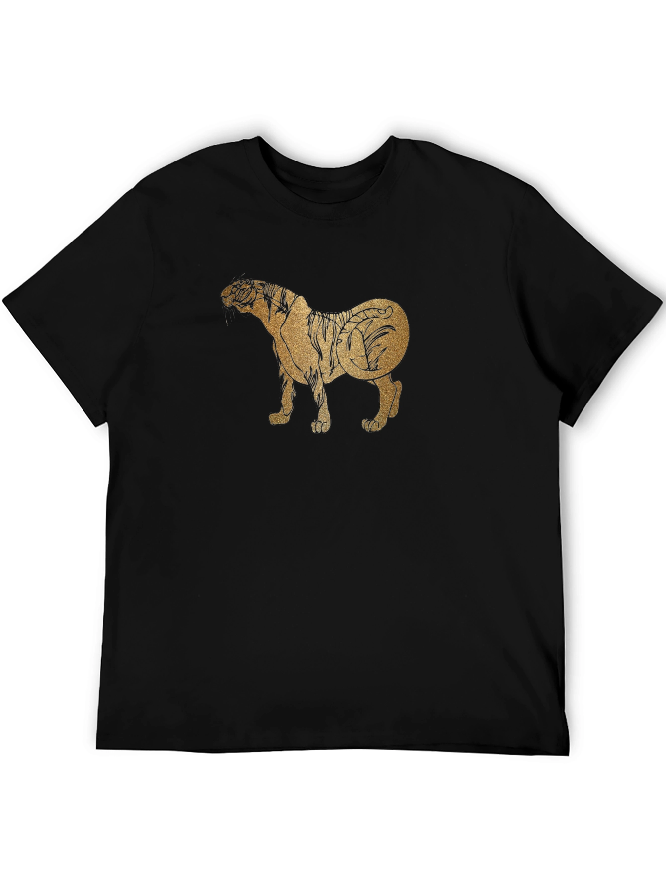Tiger Graphic Black T-Shirt