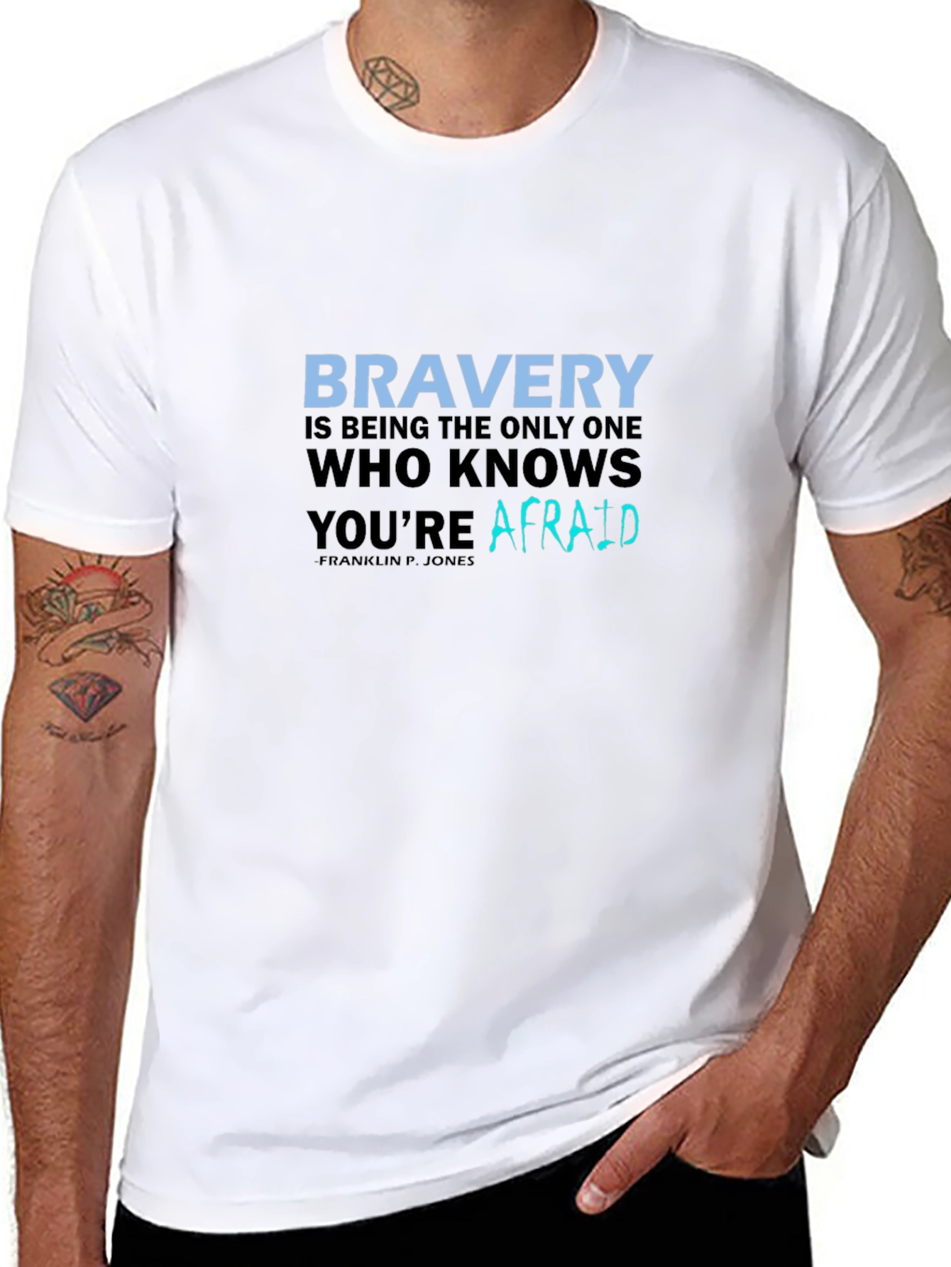Bravery Quote T-Shirt