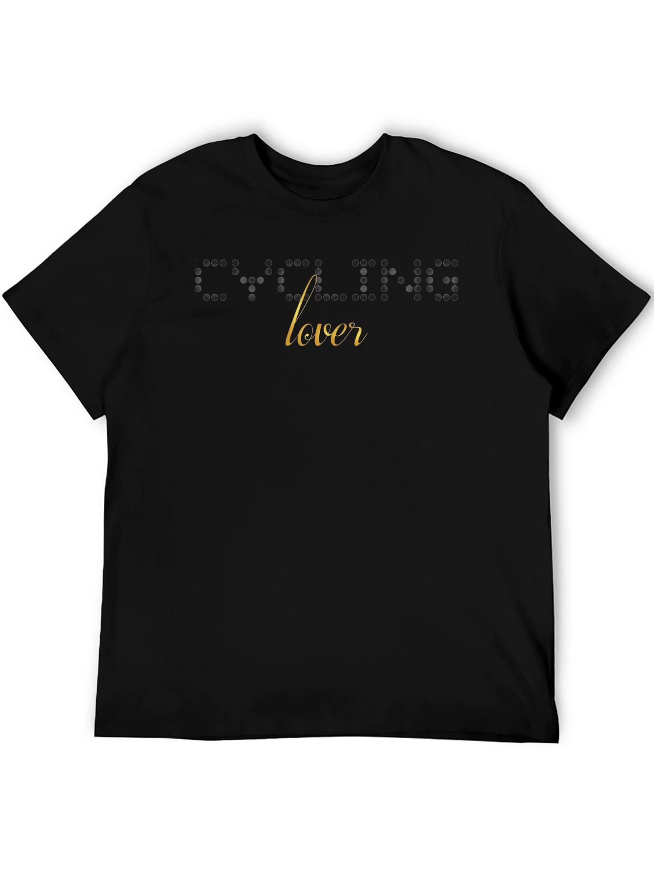 Cycling Lover Graphic Tee - Black