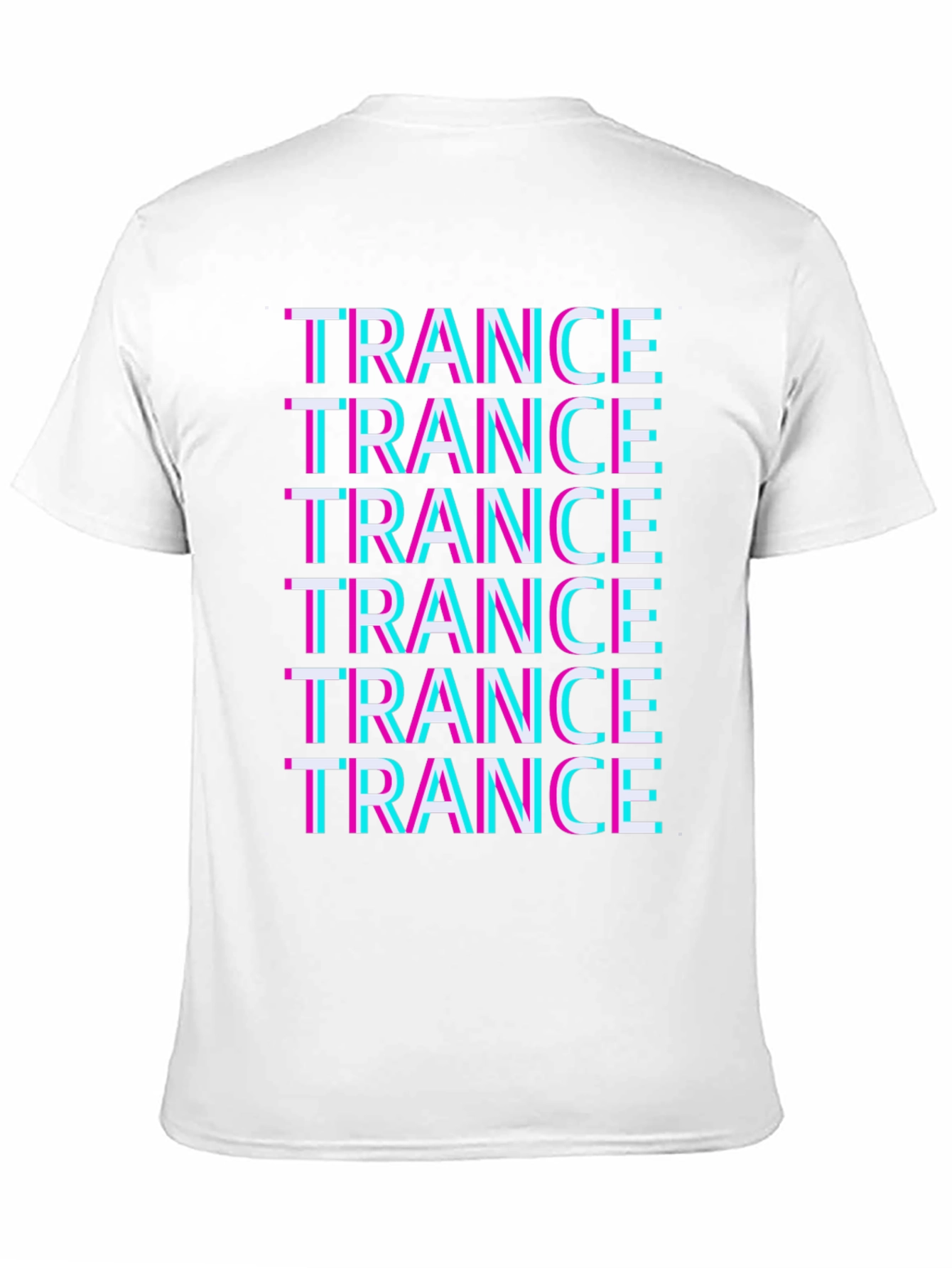 Trance Music Glitch T-Shirt - Black
