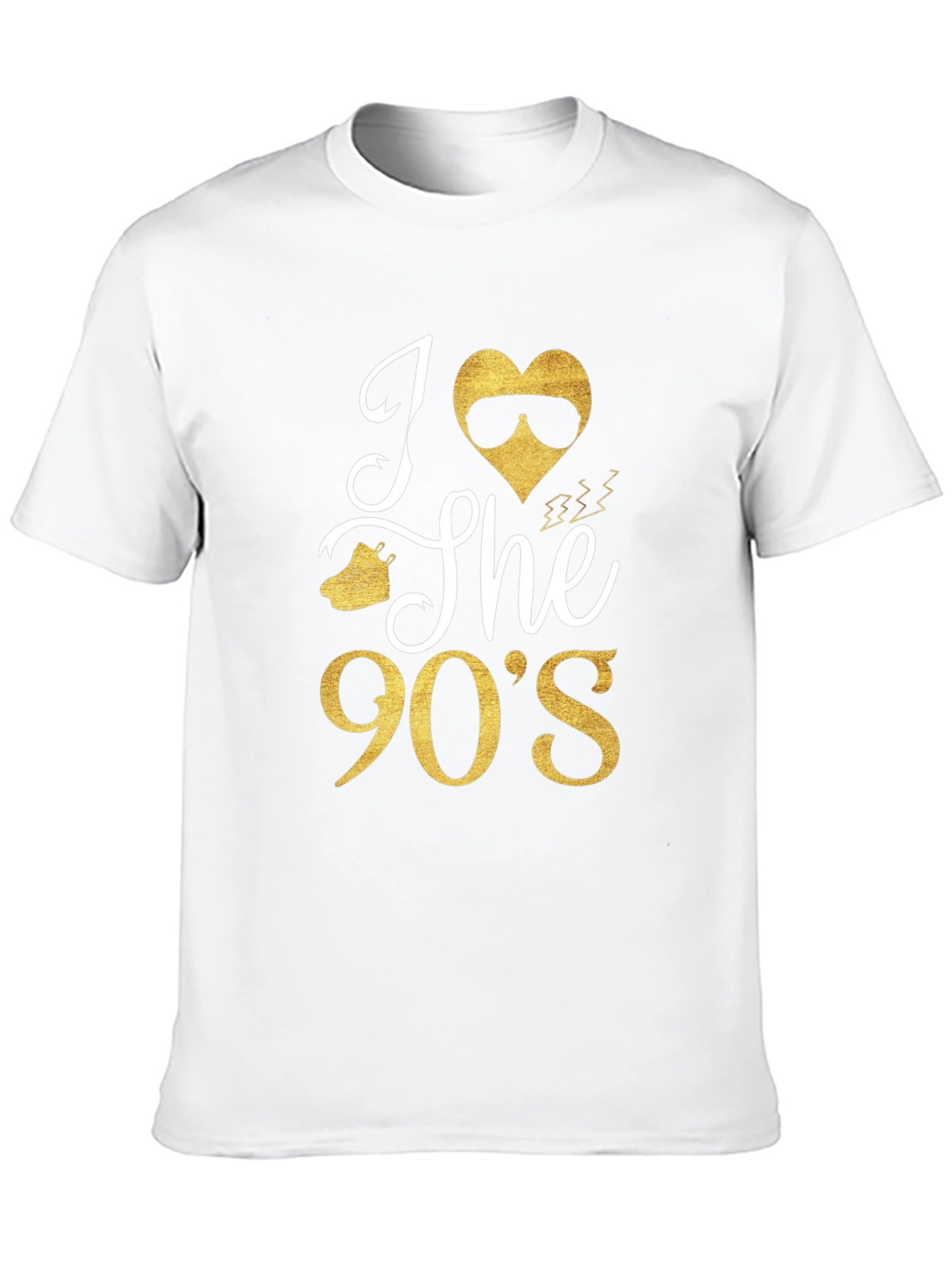 I Love The 90s T-Shirt Black Cotton