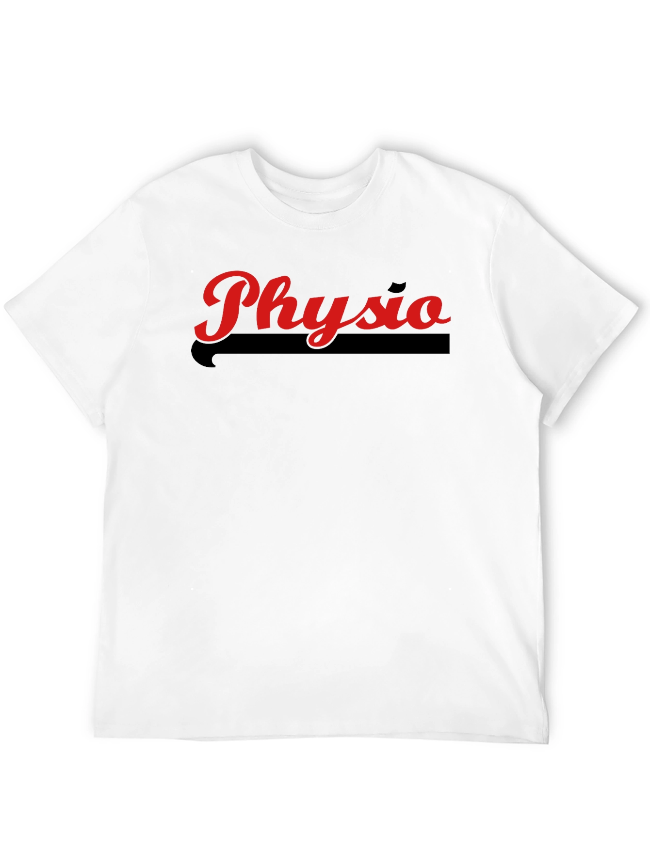 Physio Graphic Tee - Black Cotton T-Shirt