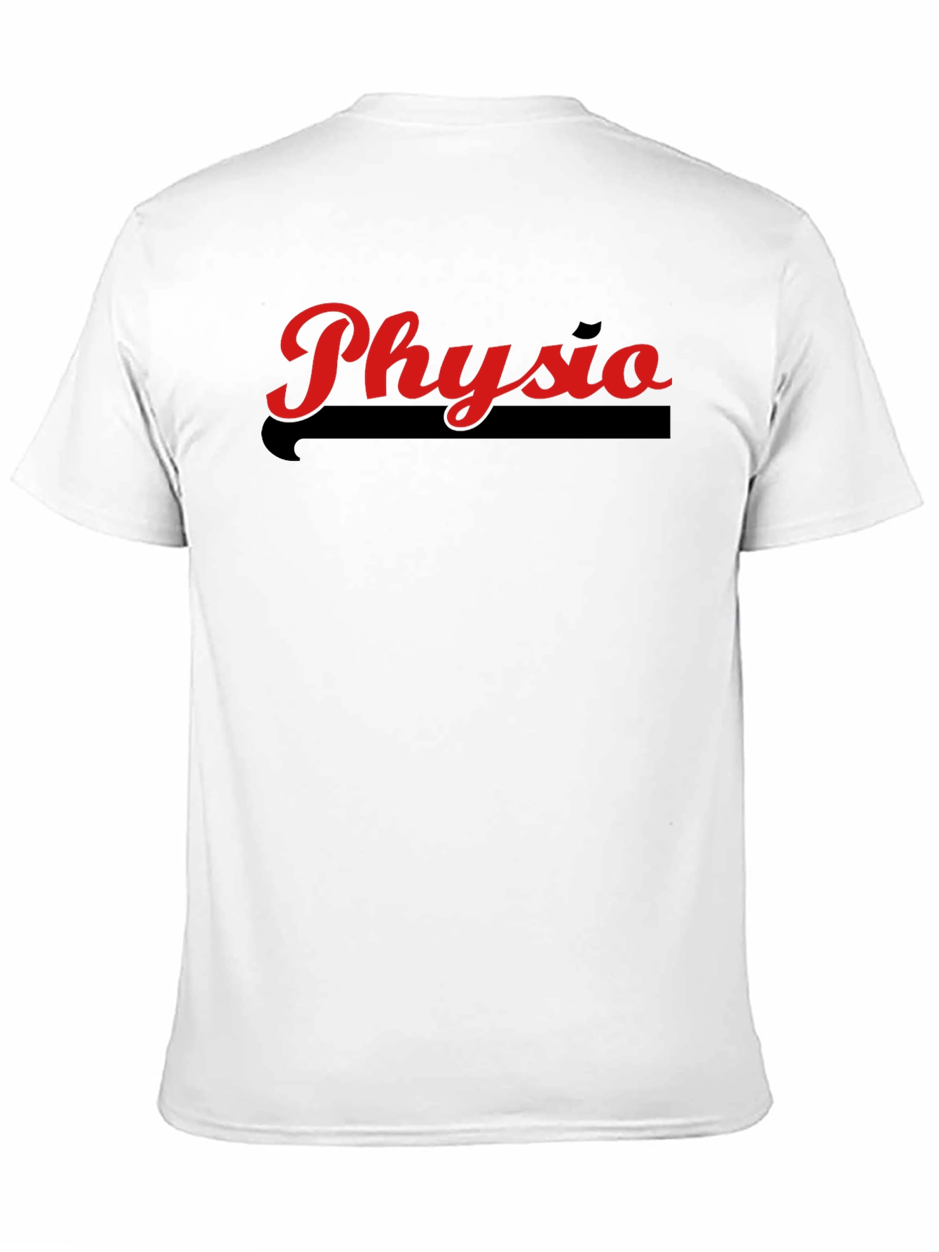 Physio Graphic Tee - Black Cotton T-Shirt
