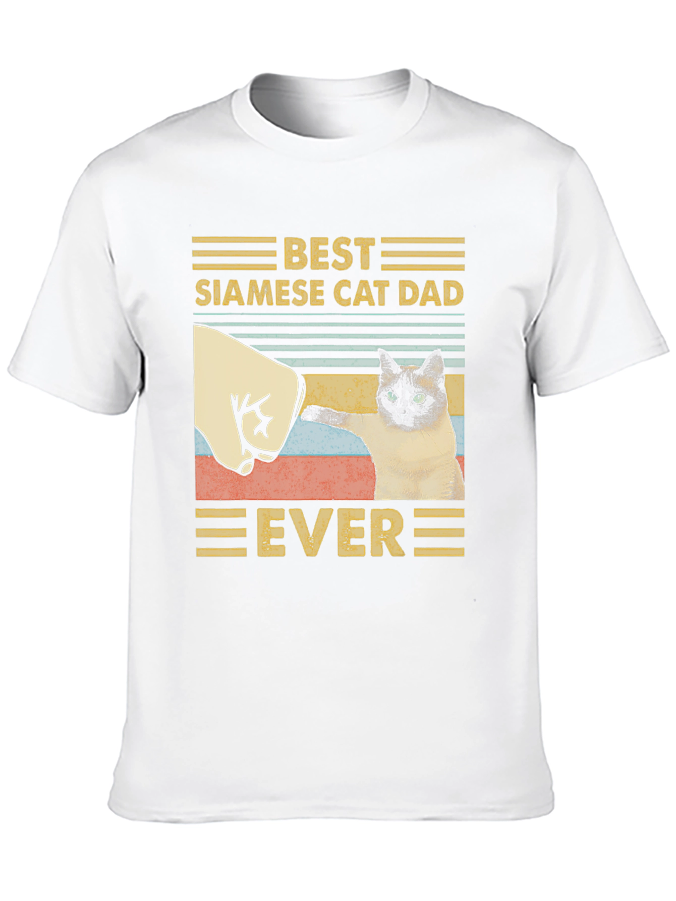 Best Siamese Cat Dad Ever T-Shirt