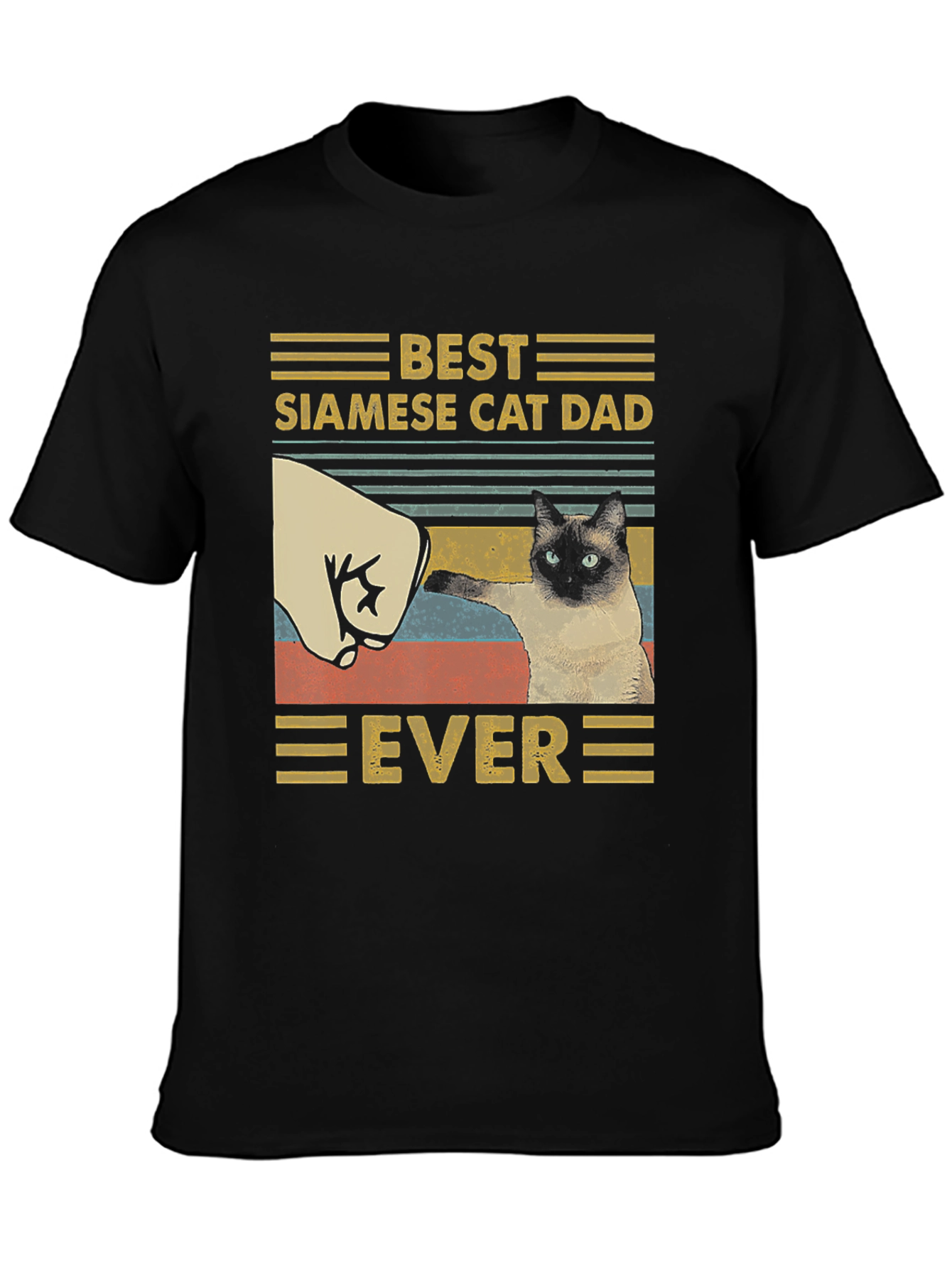 Best Siamese Cat Dad Ever T-Shirt