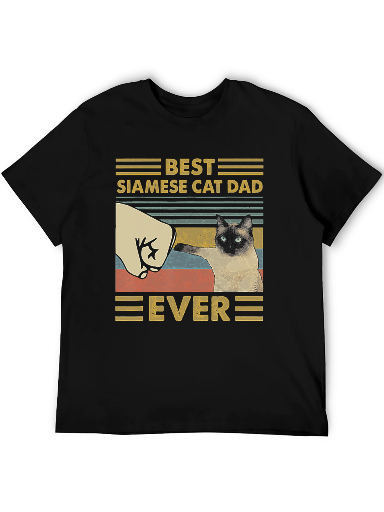 Best Siamese Cat Dad Ever T-Shirt