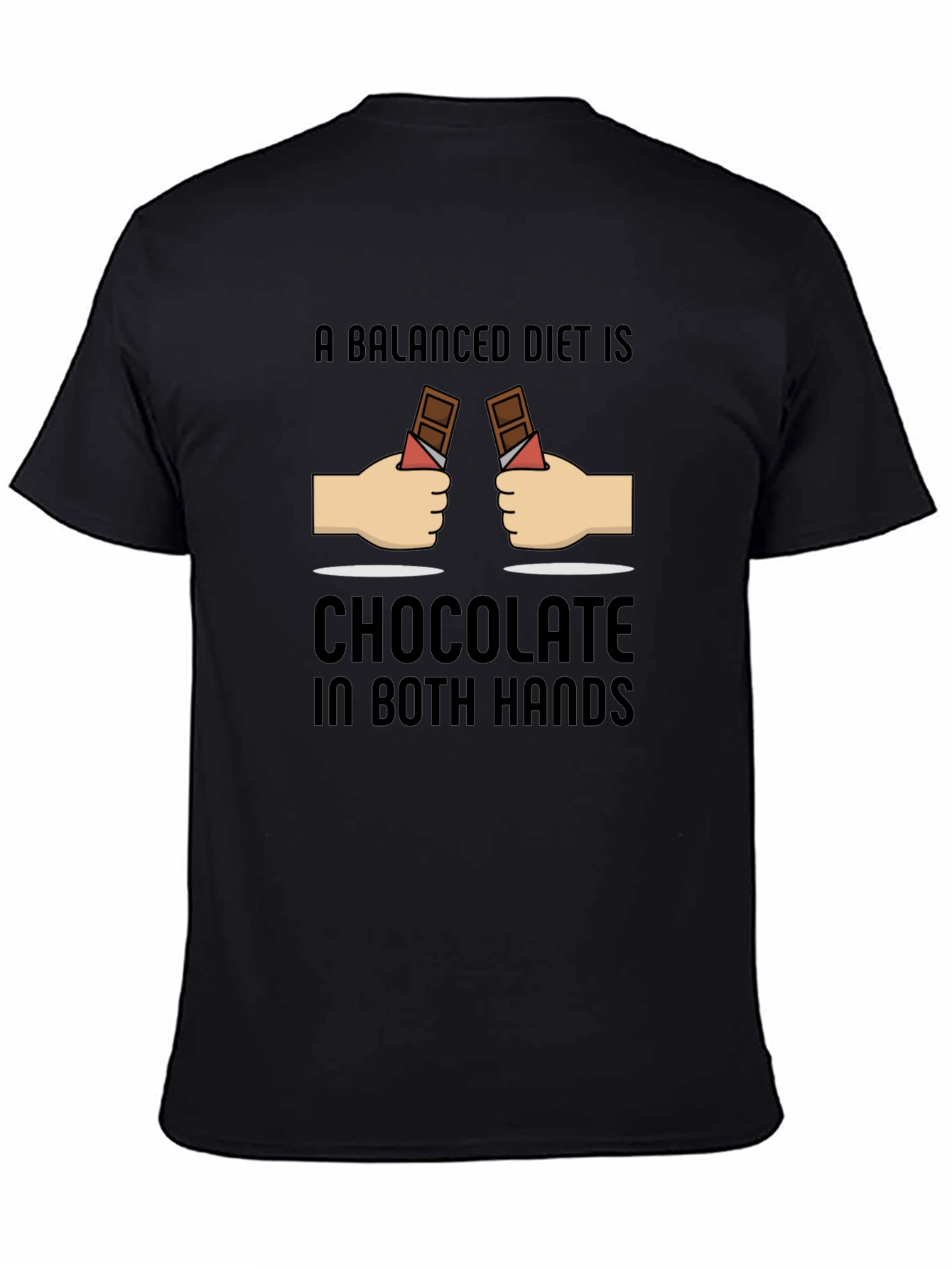 Chocolate in Both Hands Graphic T-Shirt