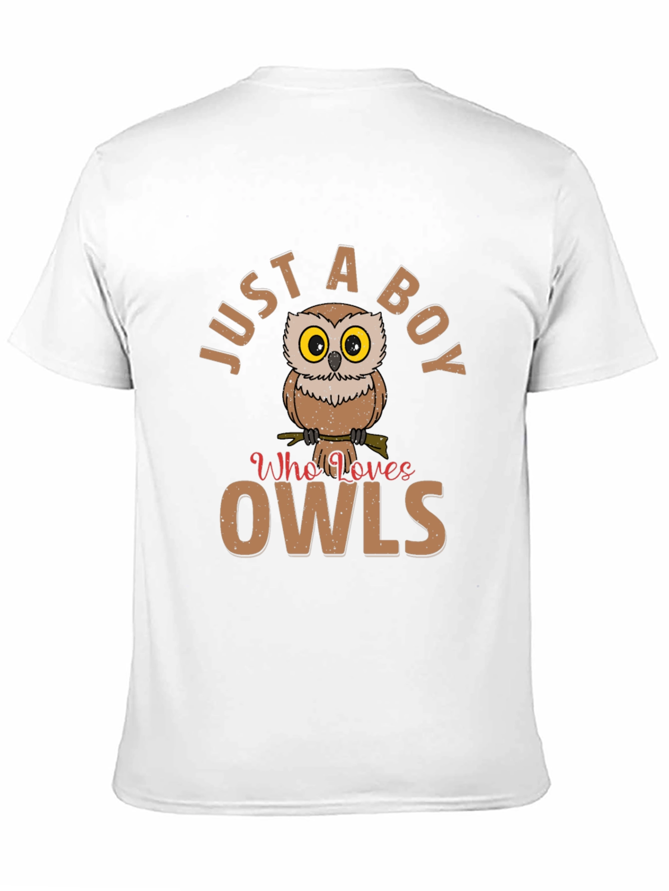 Just a Boy Who Loves Owls T-Shirt