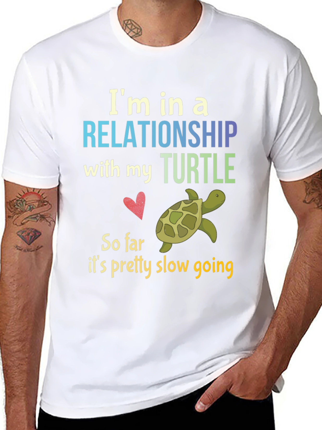 Turtle Relationship T-Shirt - Funny Slow Going Tee