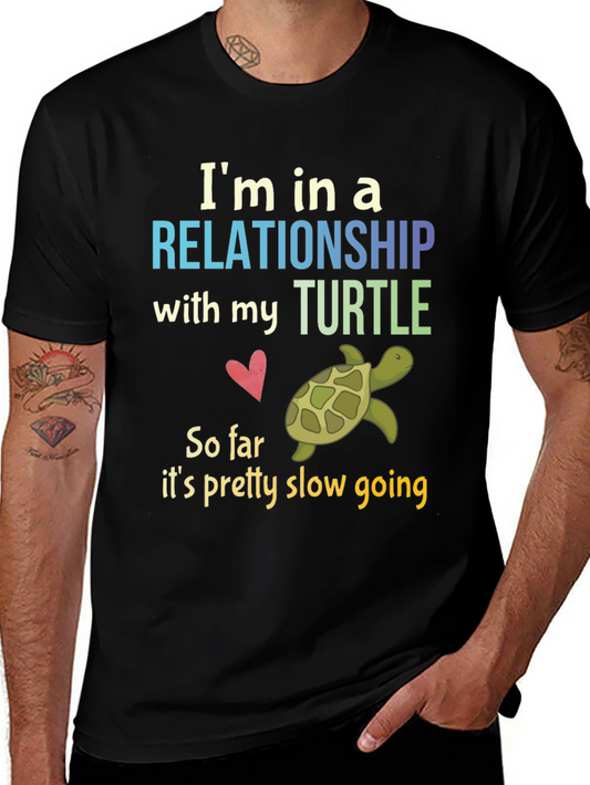 Turtle Relationship T-Shirt - Funny Slow Going Tee