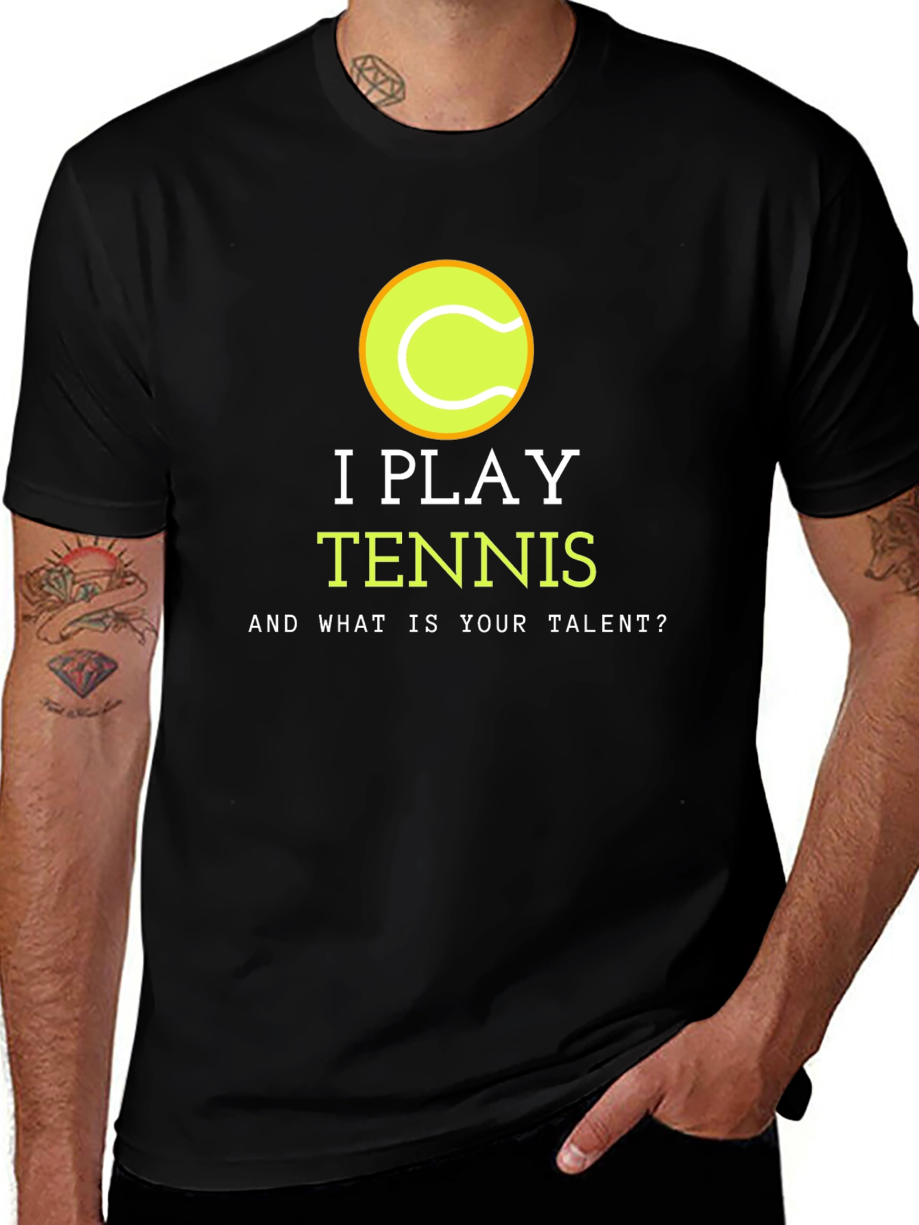 I Play Tennis T-Shirt - Funny Athlete Tee