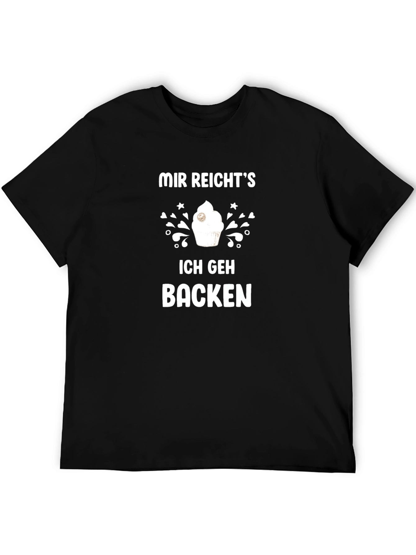 Mir Reichts Ich Geh Backen Black T-Shirt