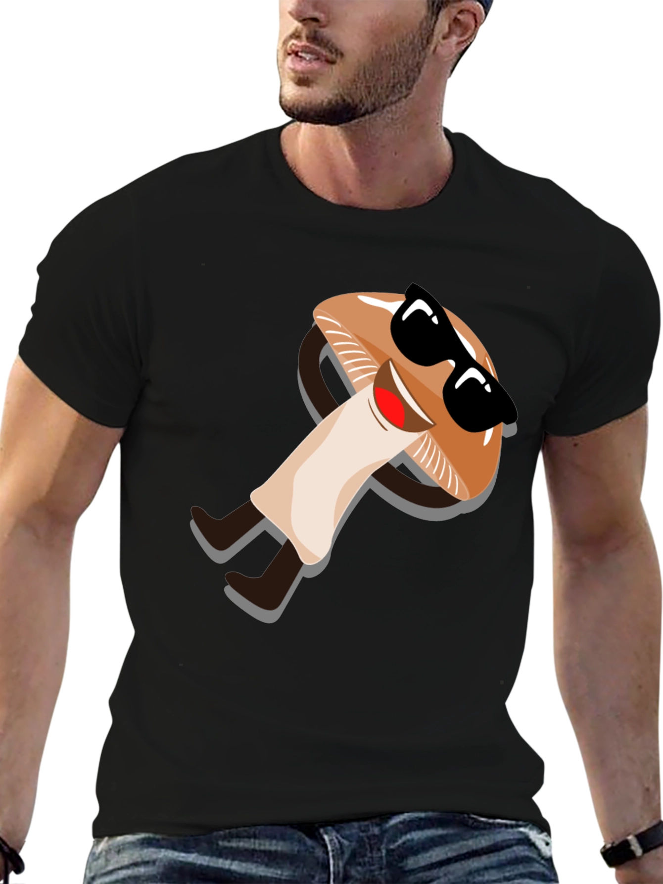 Cool Mushroom Graphic Tee