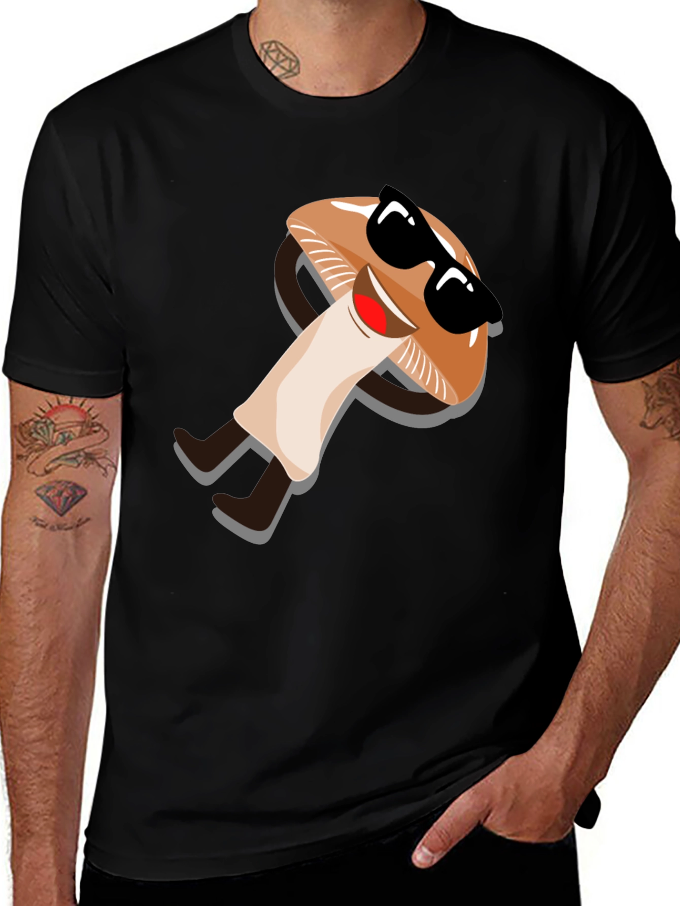 Cool Mushroom Graphic Tee