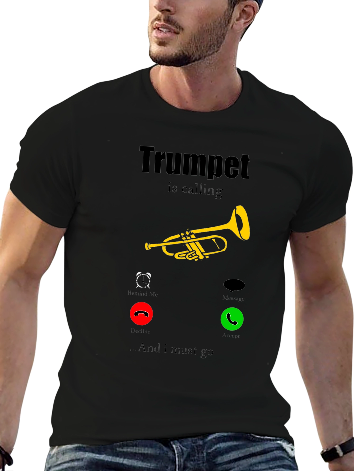 Trumpet is Calling T-Shirt - Musician Humor
