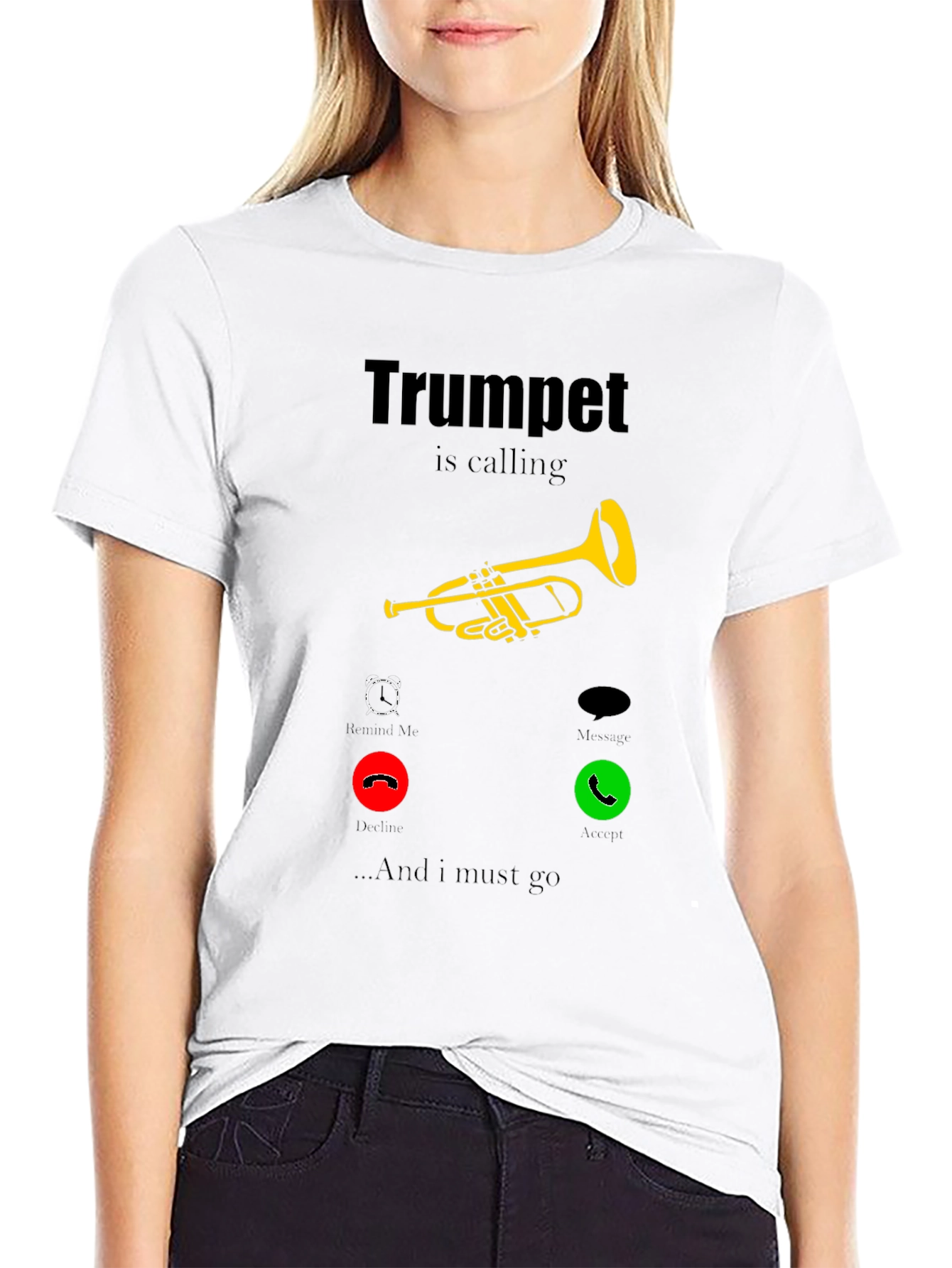 Trumpet is Calling T-Shirt - Musician Humor