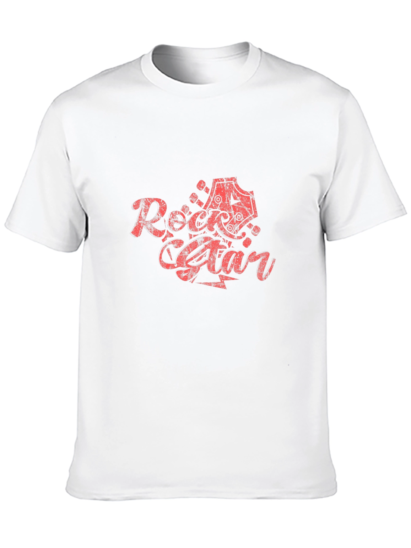 Rock Star Graphic Print T-Shirt - Black