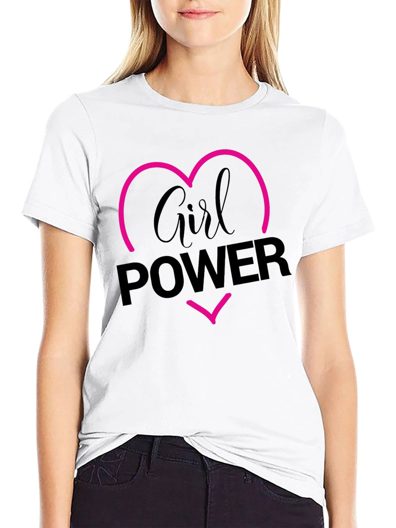 Girl Power Tee - Trendy Graphic T-Shirt