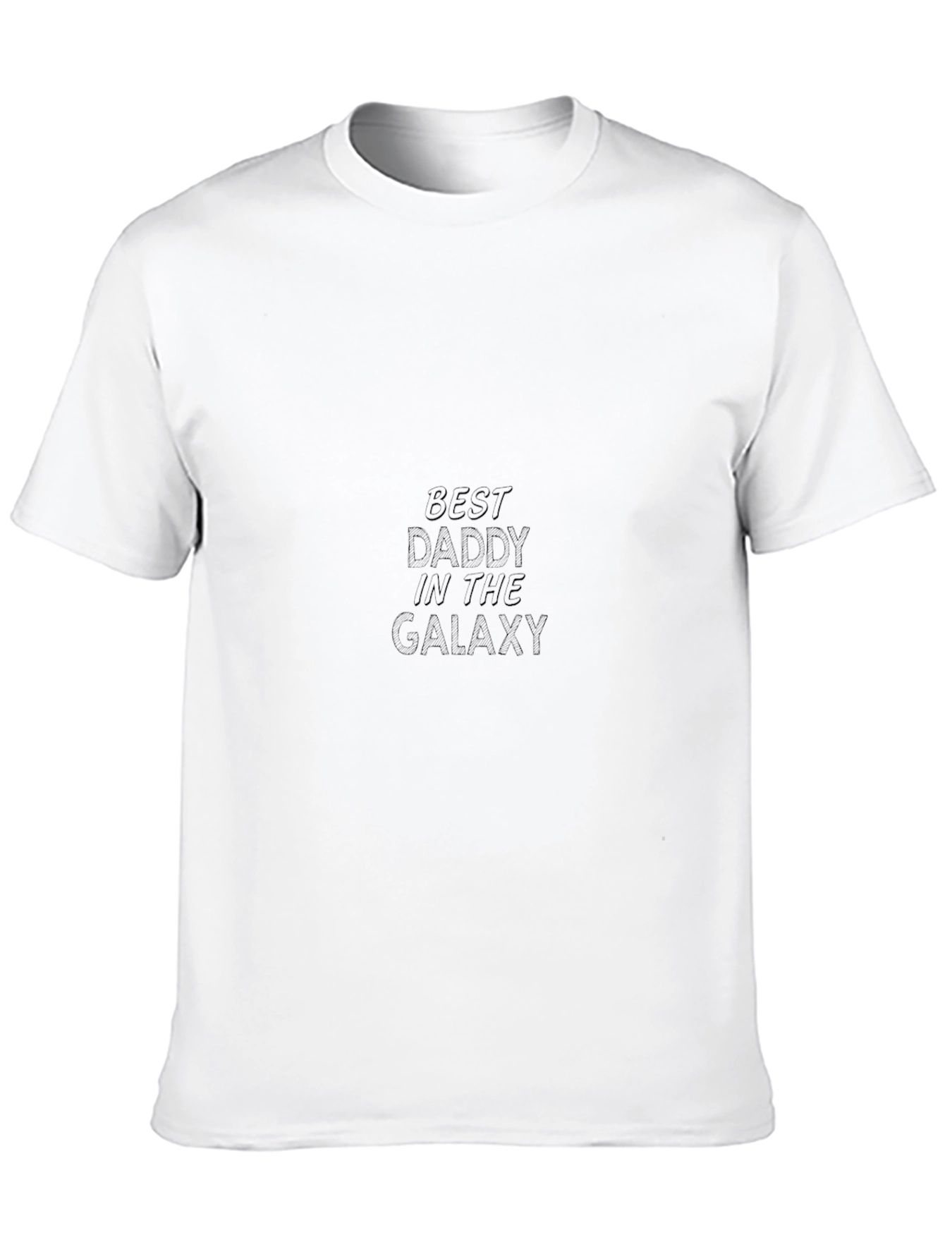 Best Daddy in the Galaxy Black T-Shirt