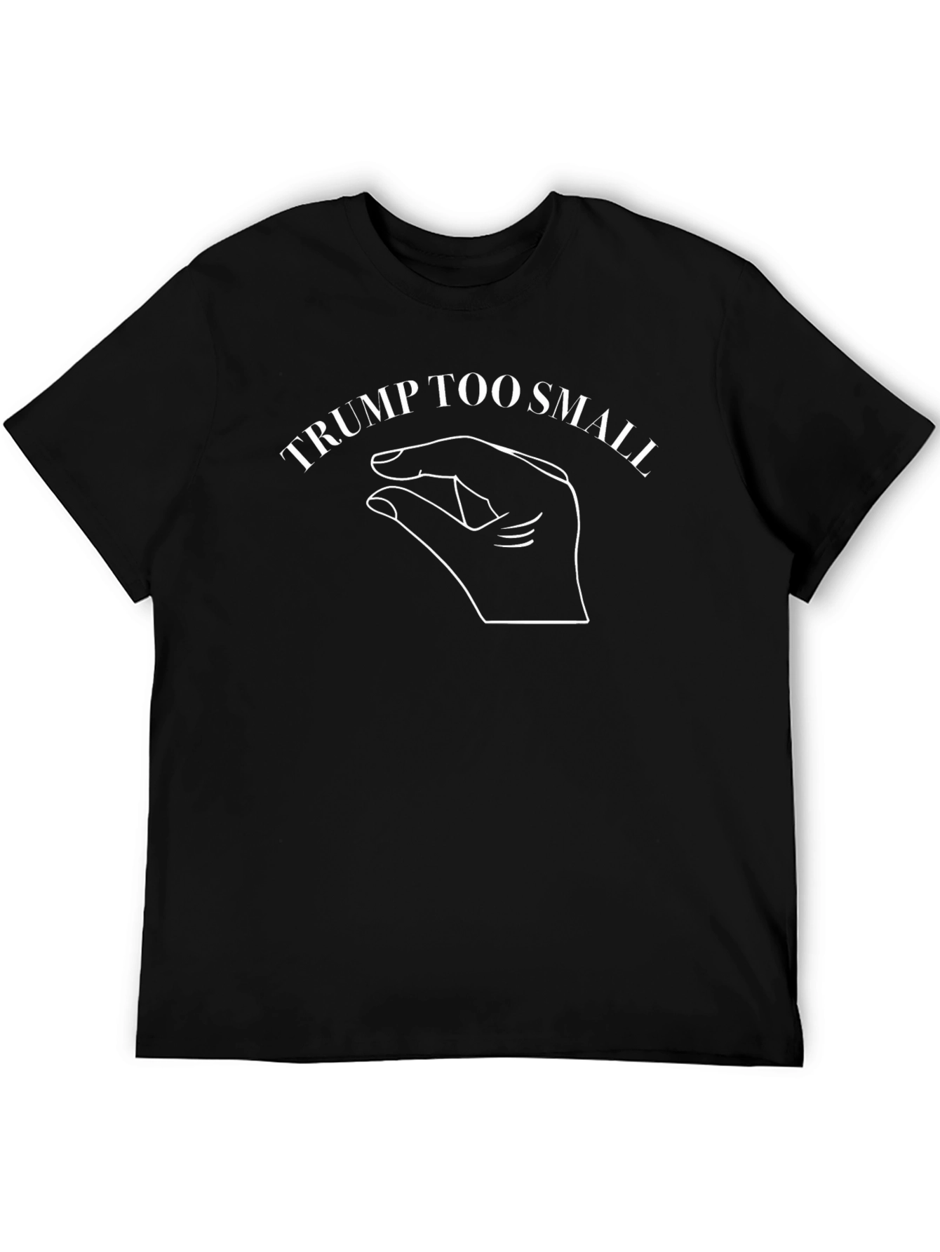Trump Too Small Graphic Tee - Black