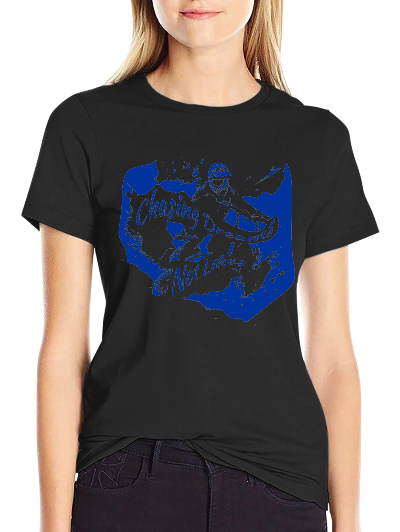 Chasing Dreams Graphic Tee - Black