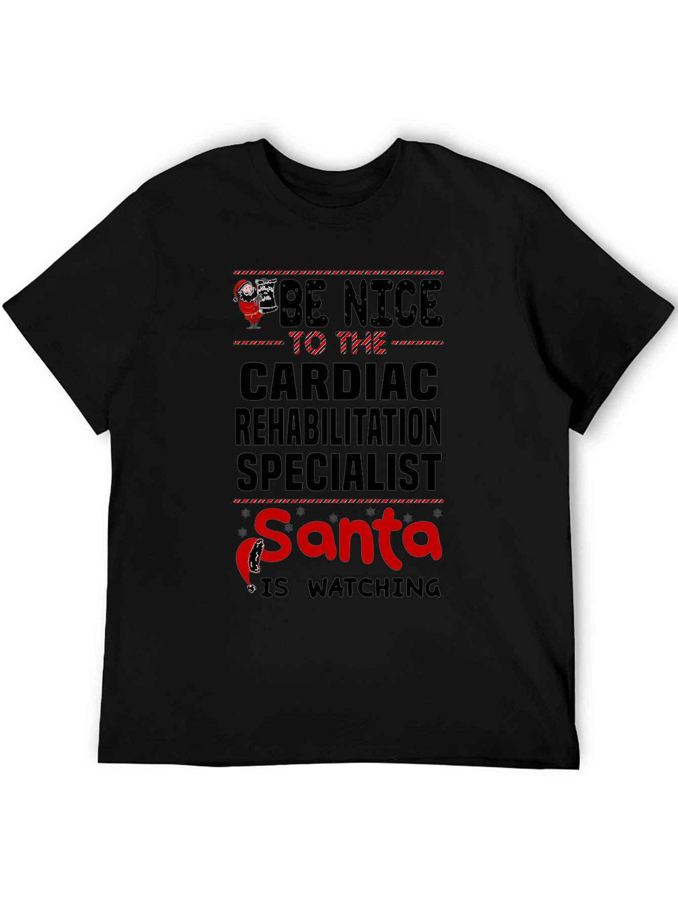 Cardiac Rehabilitation Specialist Santa T-Shirt