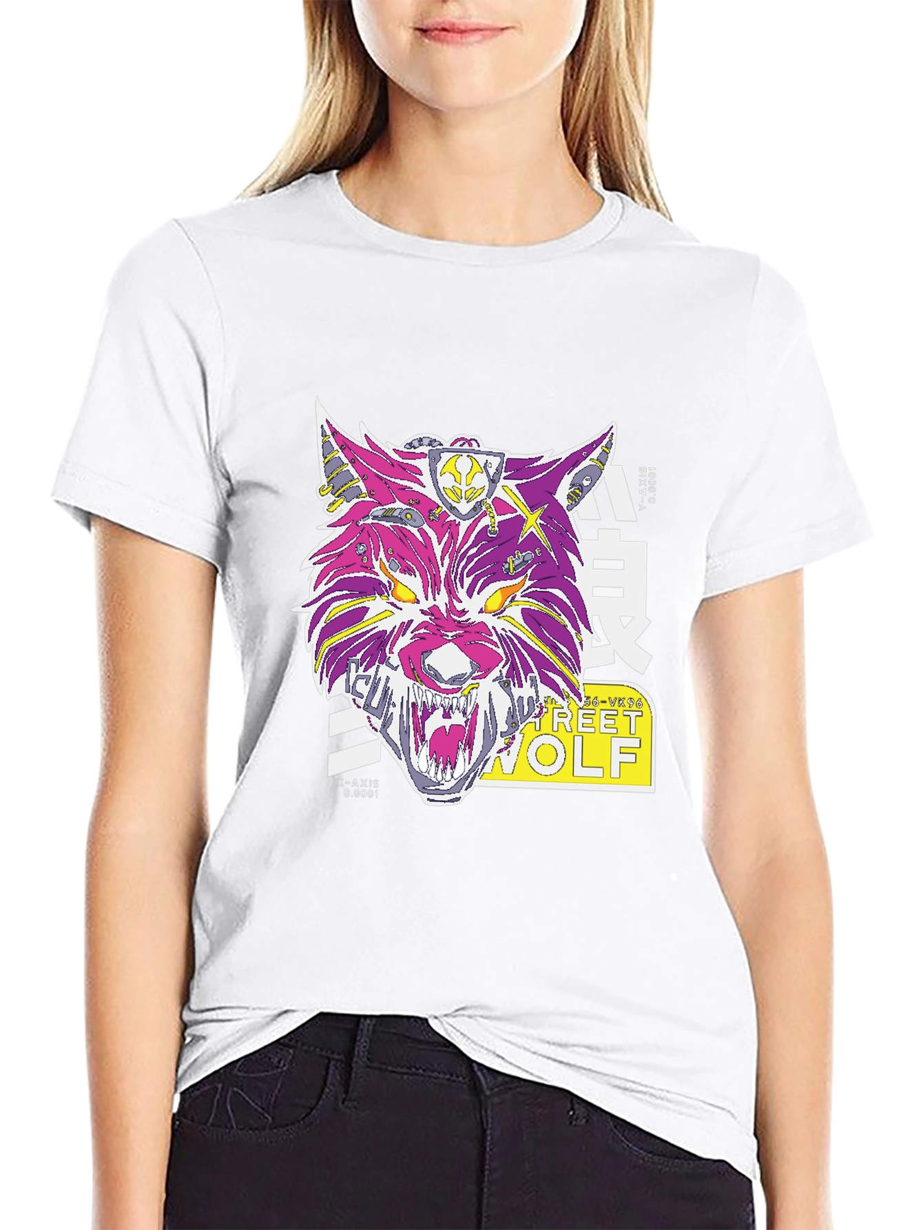 Street Wolf Graphic T-Shirt - Urban Style
