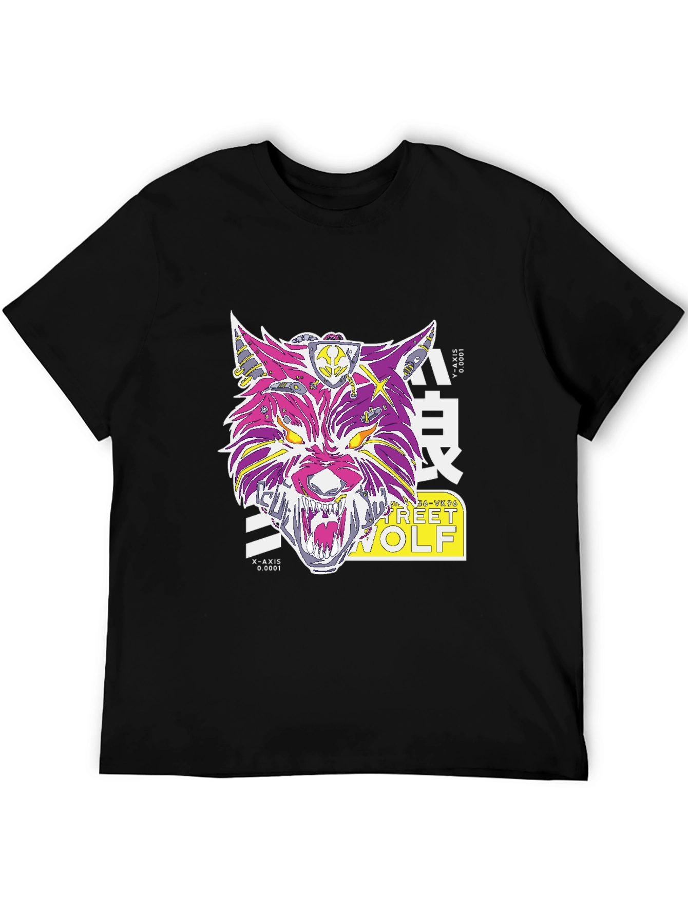 Street Wolf Graphic T-Shirt - Urban Style