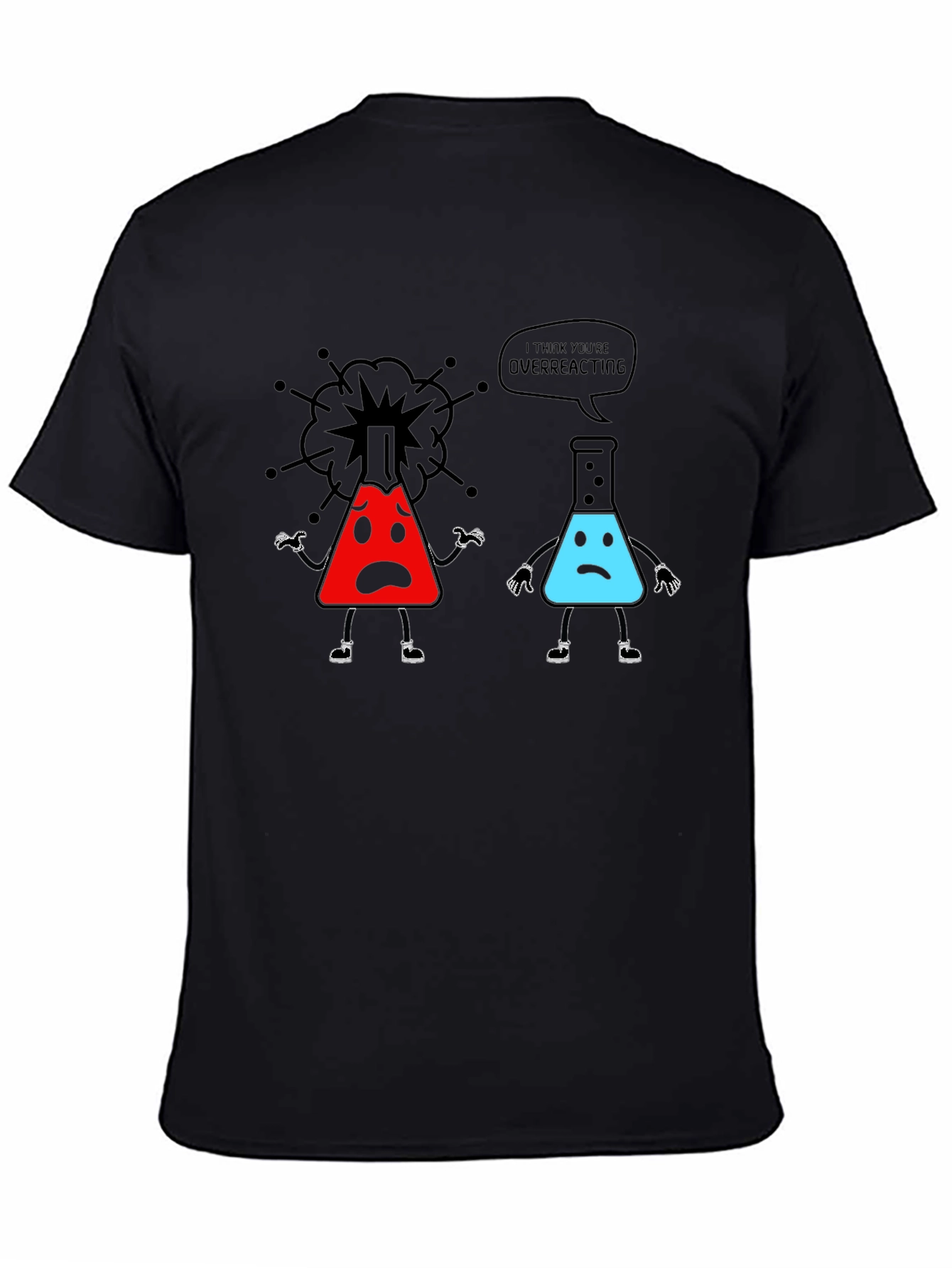 Overreacting Science T-Shirt - Funny Chemistry Tee