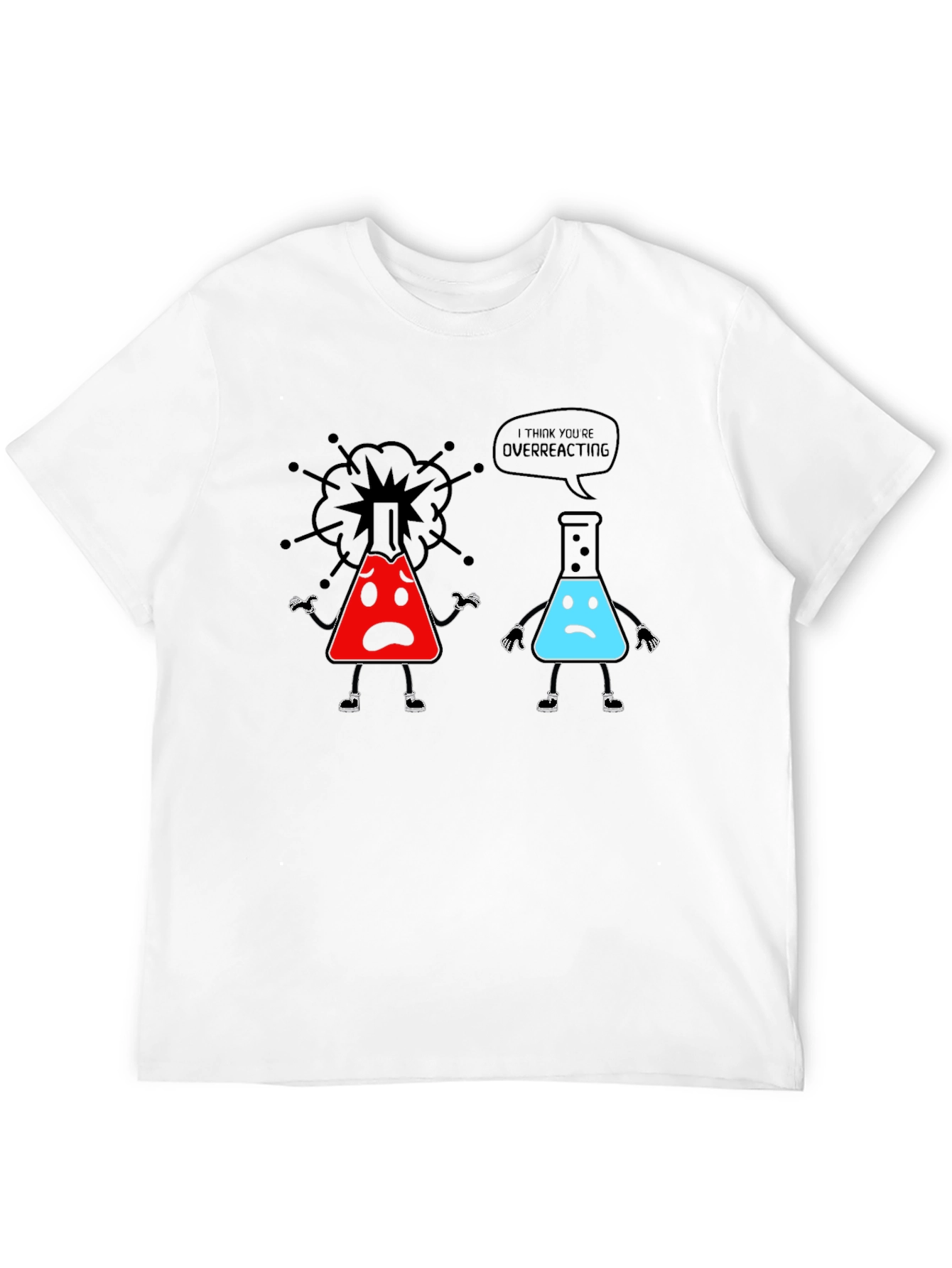 Overreacting Science T-Shirt - Funny Chemistry Tee