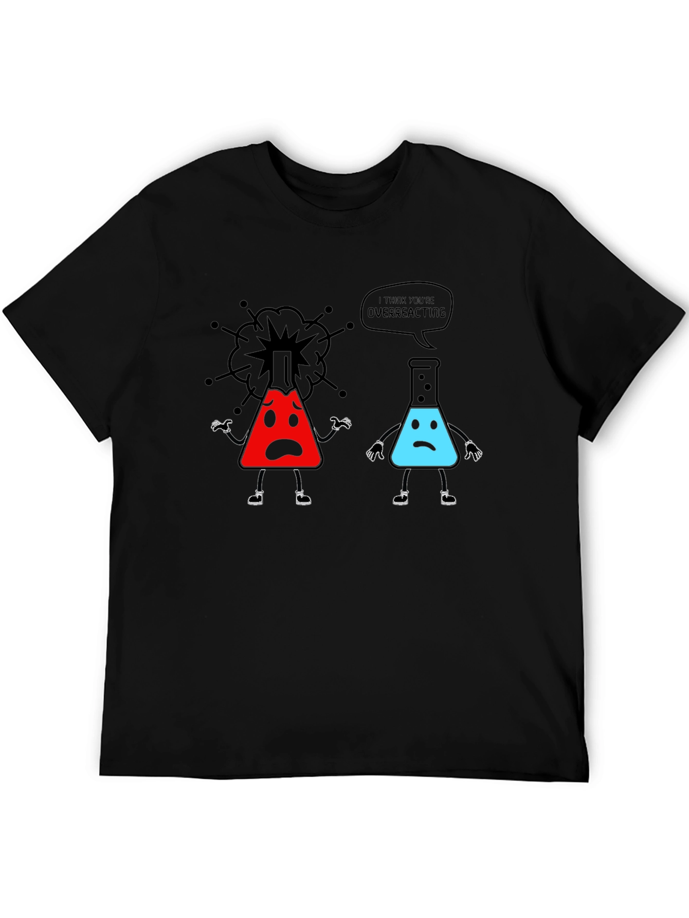 Overreacting Science T-Shirt - Funny Chemistry Tee
