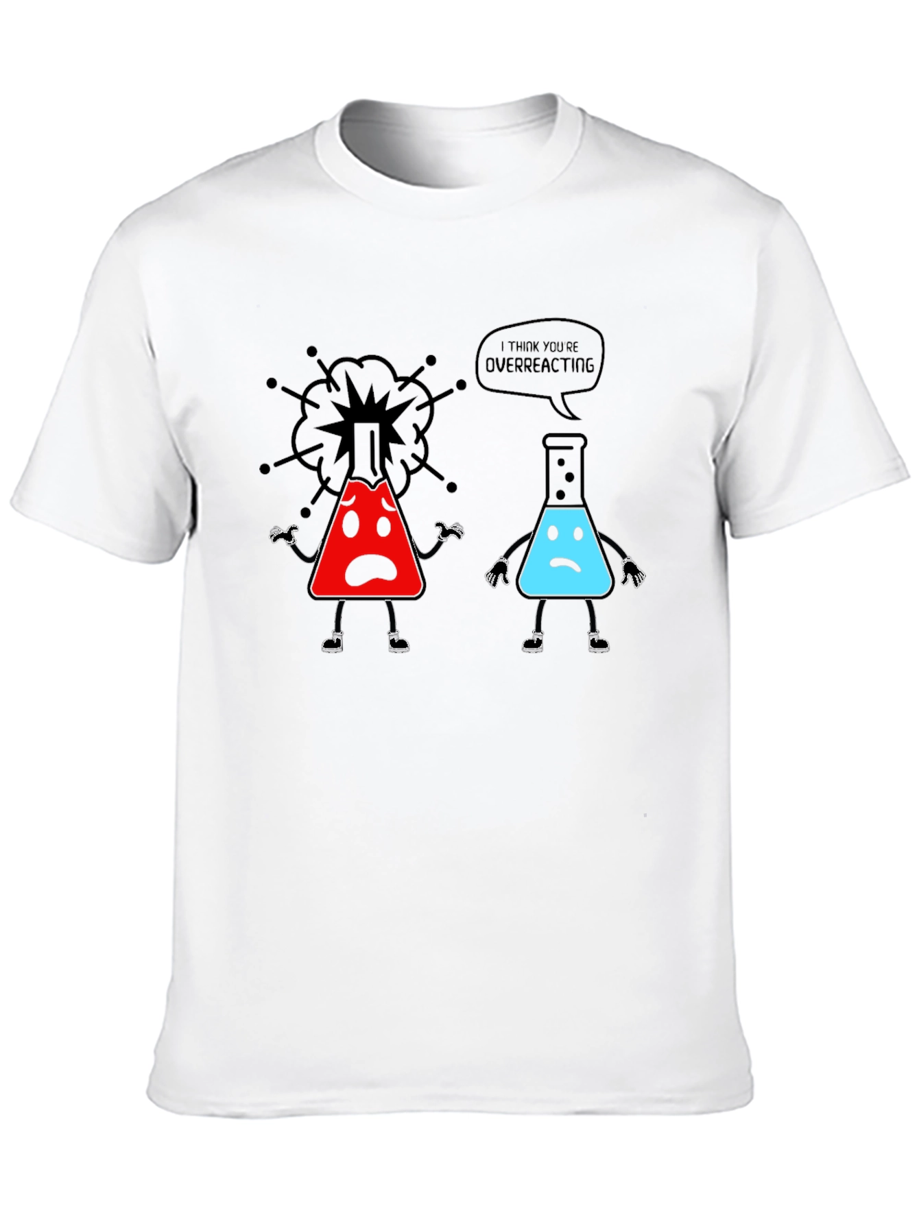 Overreacting Science T-Shirt - Funny Chemistry Tee