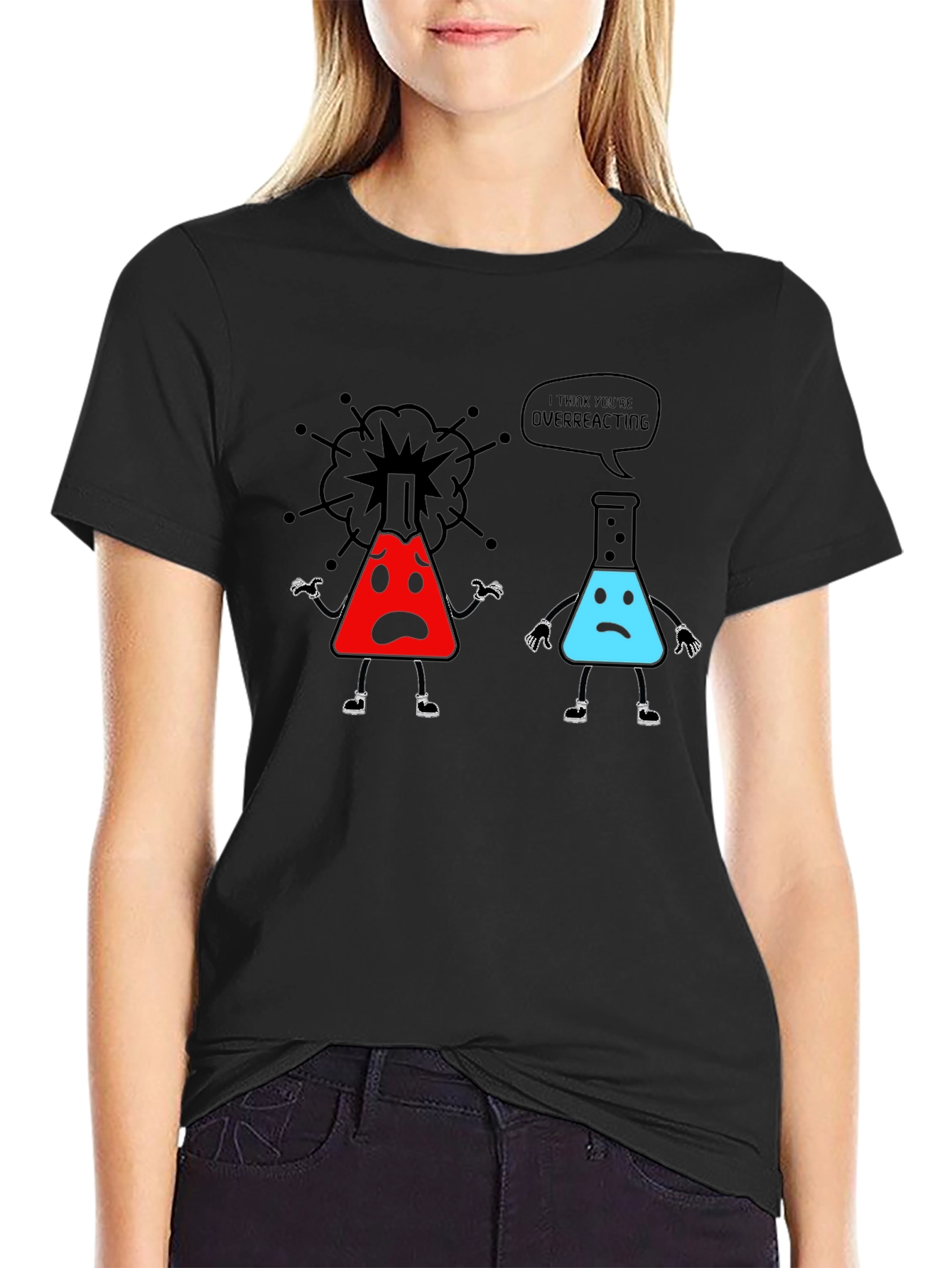 Overreacting Science T-Shirt - Funny Chemistry Tee
