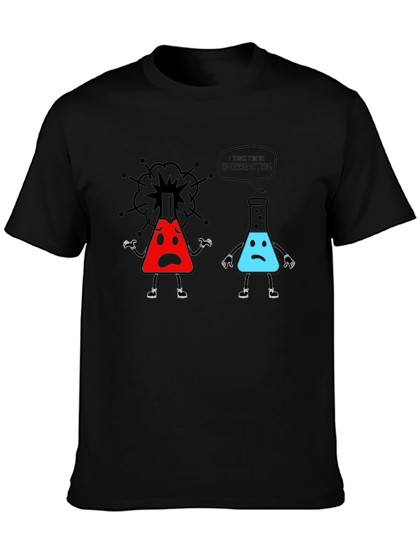 Overreacting Science T-Shirt - Funny Chemistry Tee