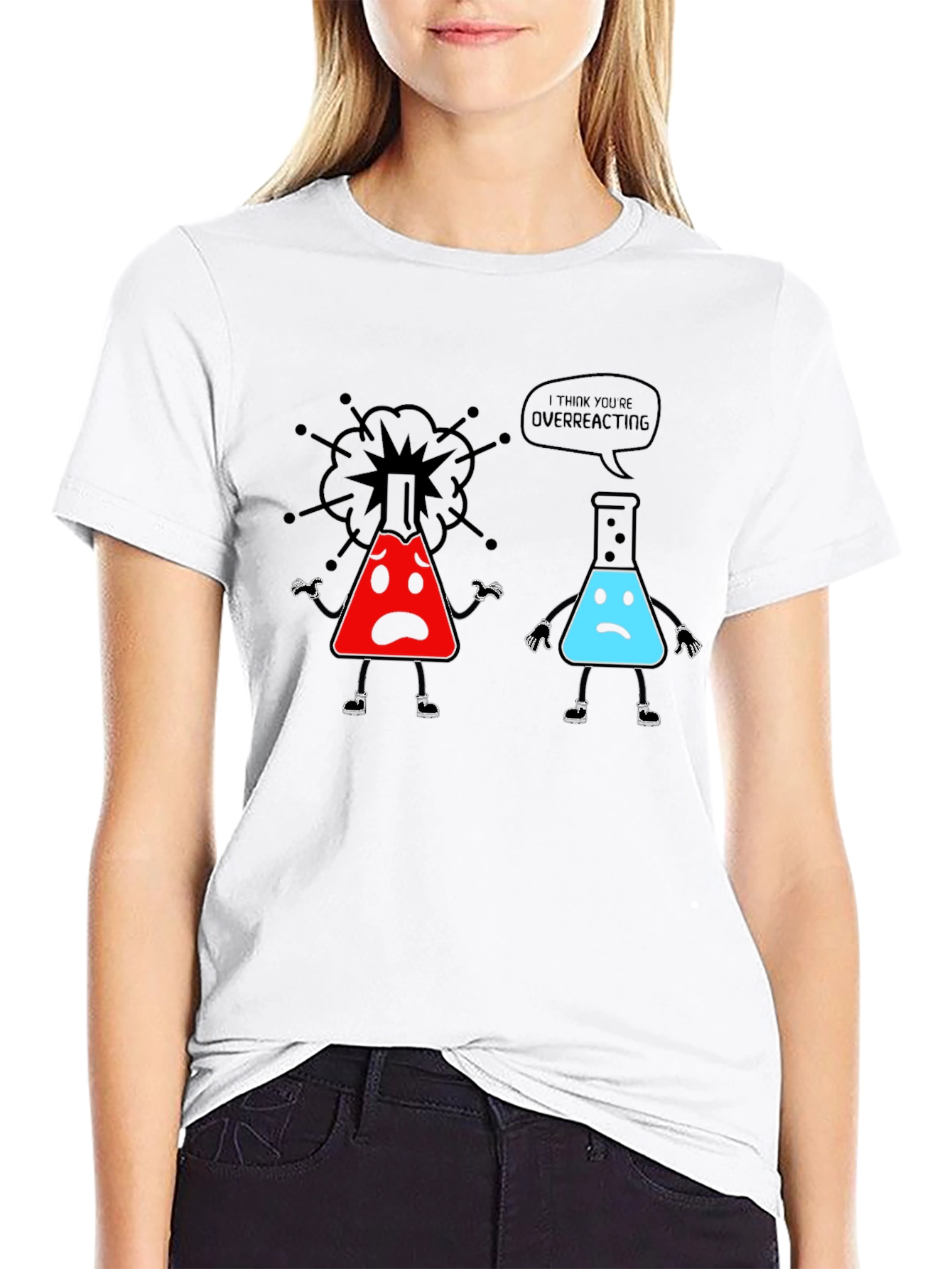 Overreacting Science T-Shirt - Funny Chemistry Tee