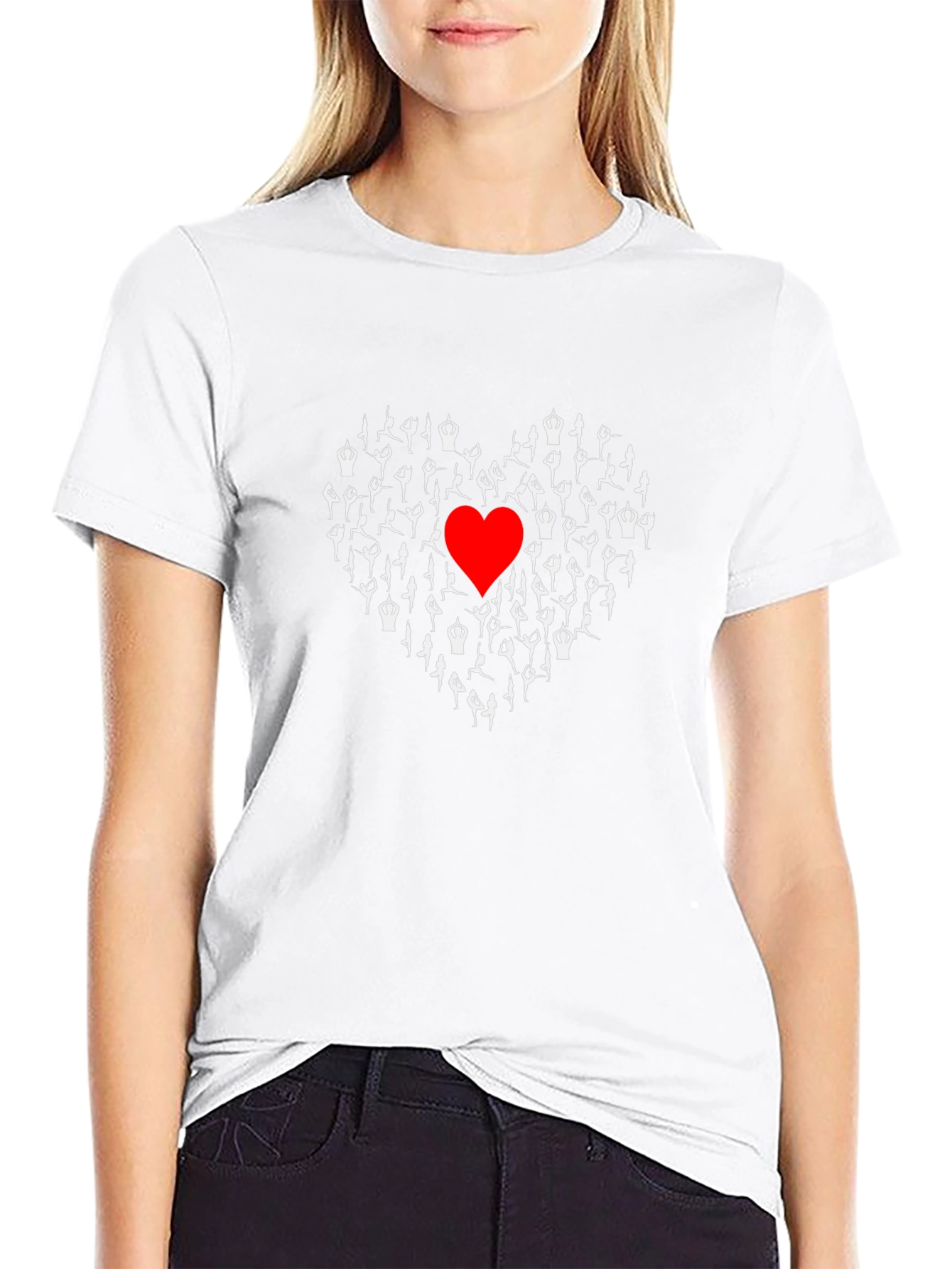 Yoga Love T-Shirt - Black Graphic Tee