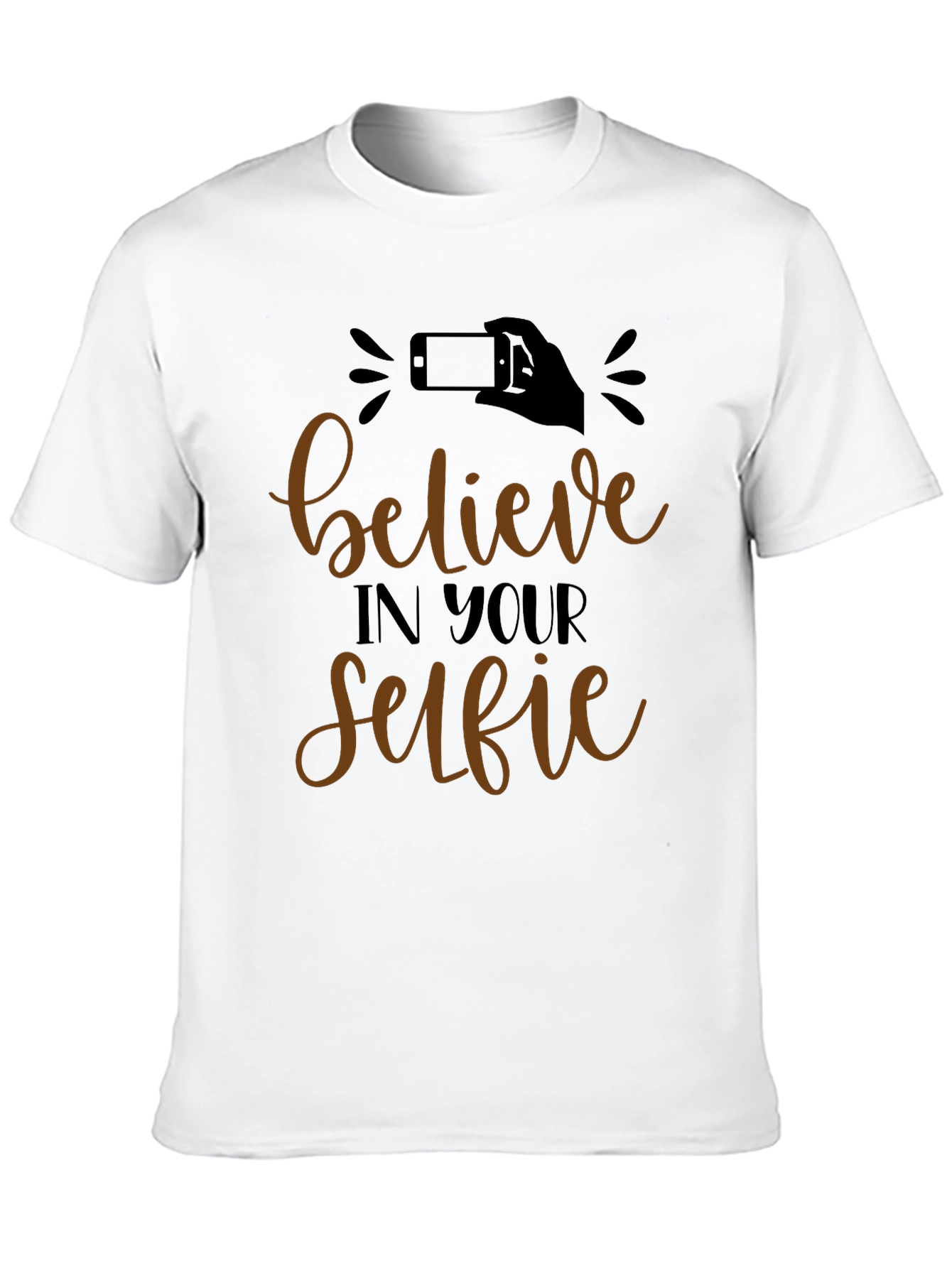 Believe In Your Selfie Graphic Tee