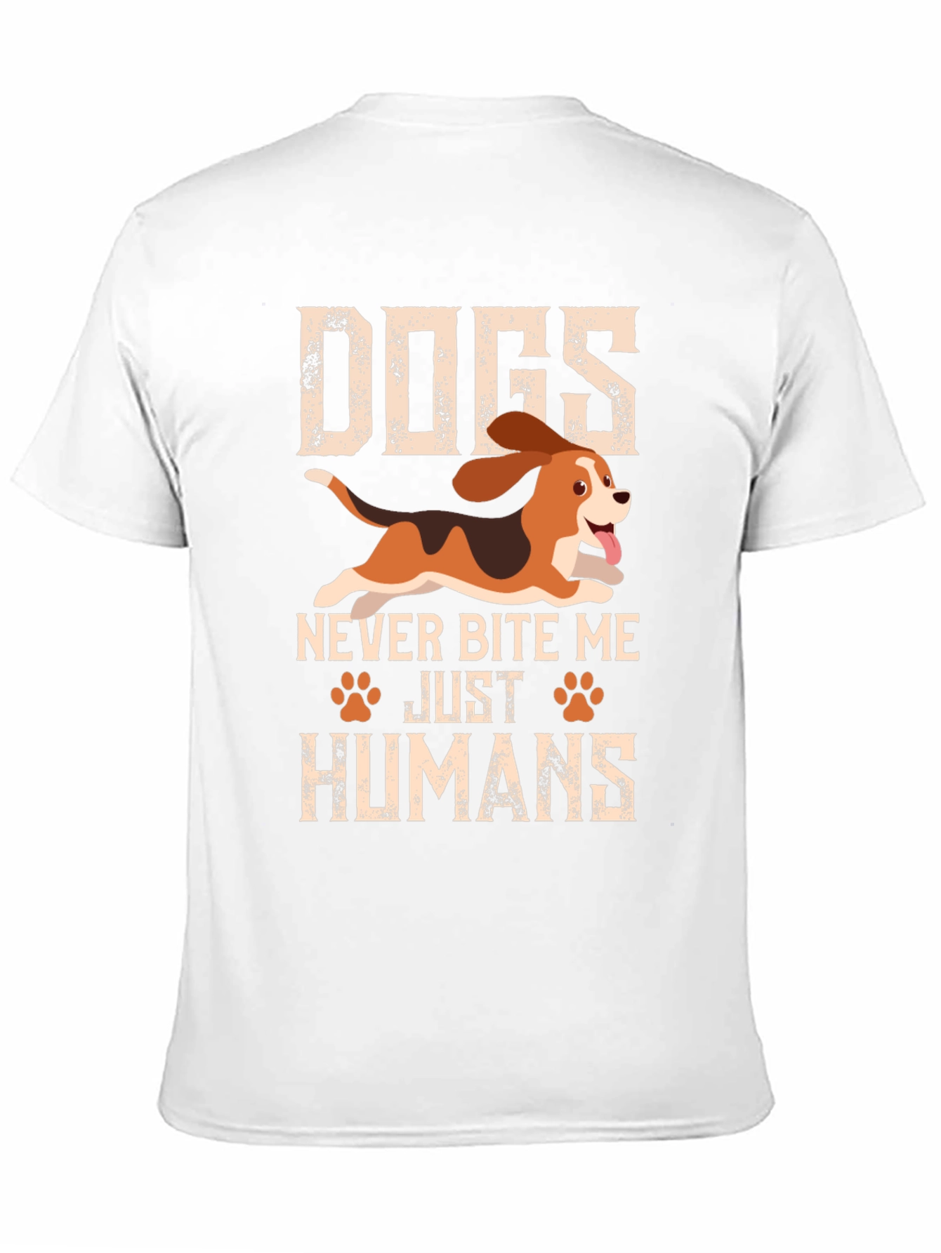 Dogs Never Bite Me Funny T-Shirt