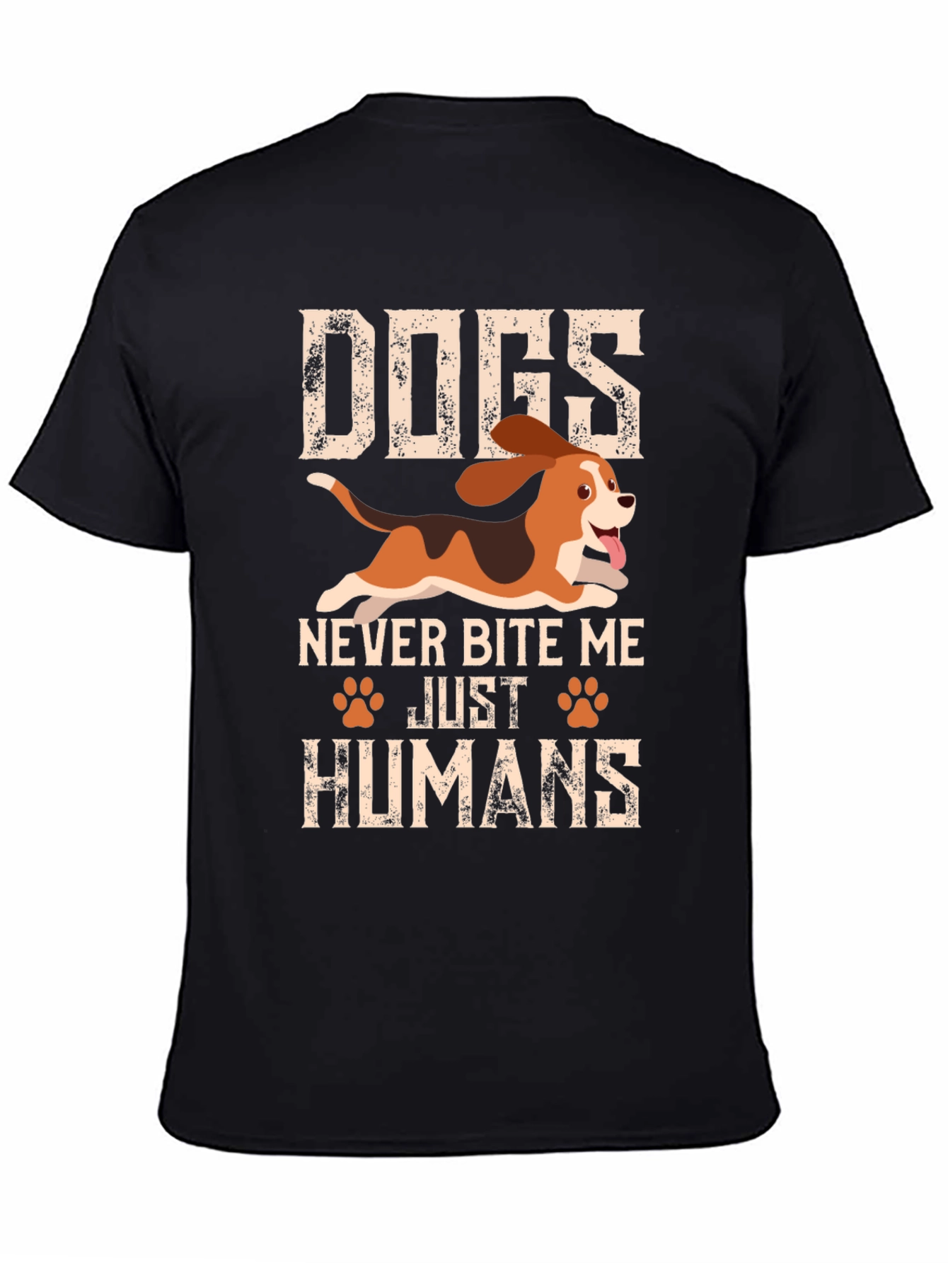 Dogs Never Bite Me Funny T-Shirt