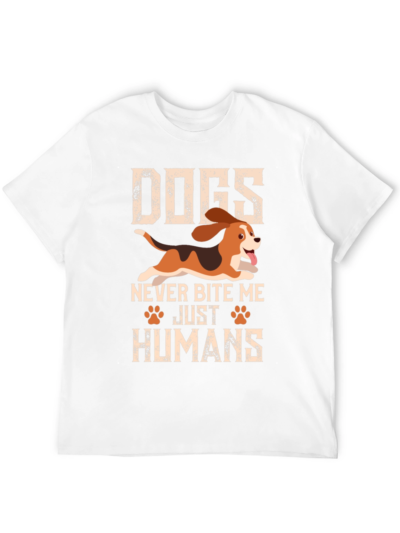 Dogs Never Bite Me Funny T-Shirt