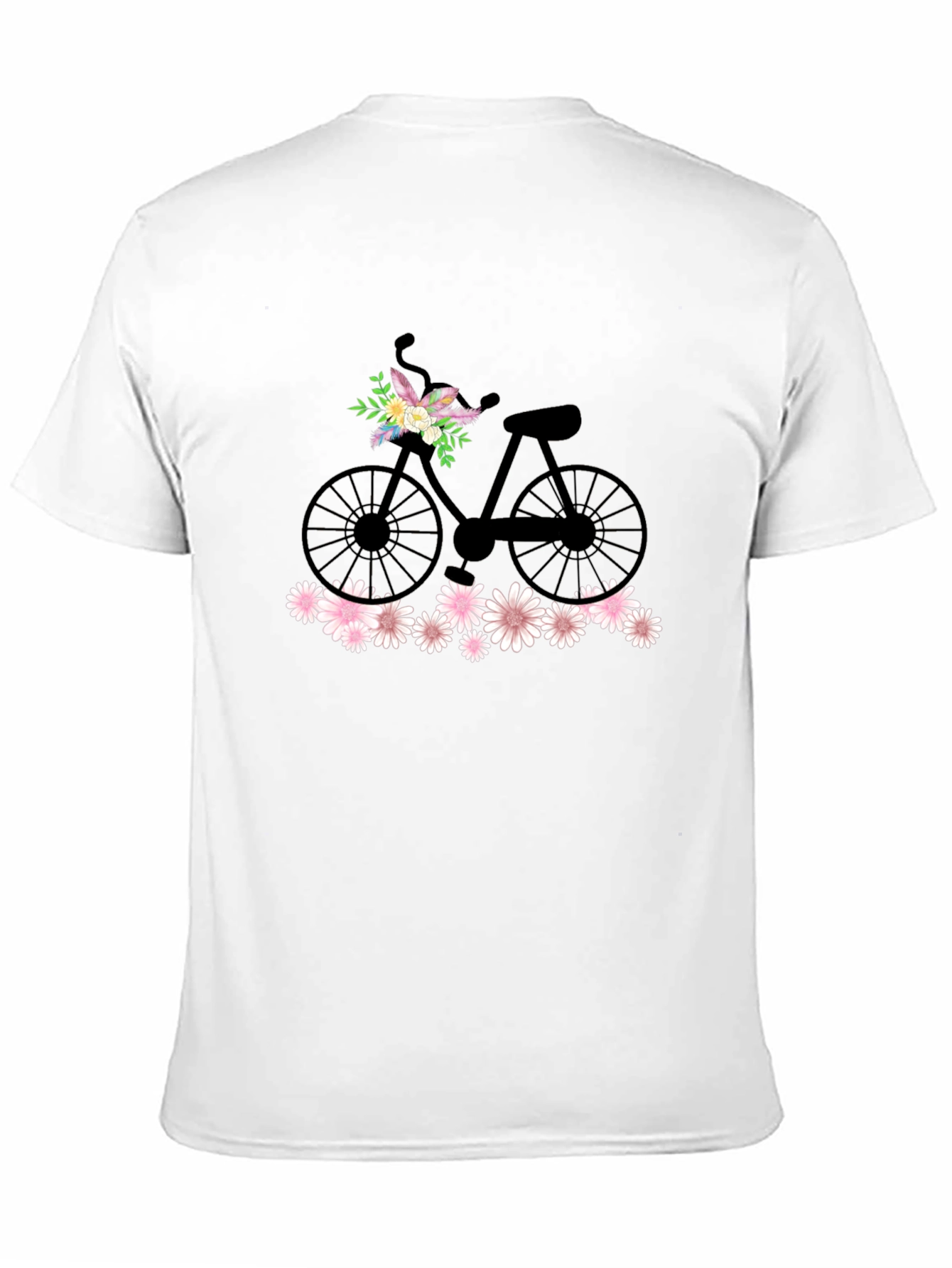 Floral Bike Graphic T-Shirt